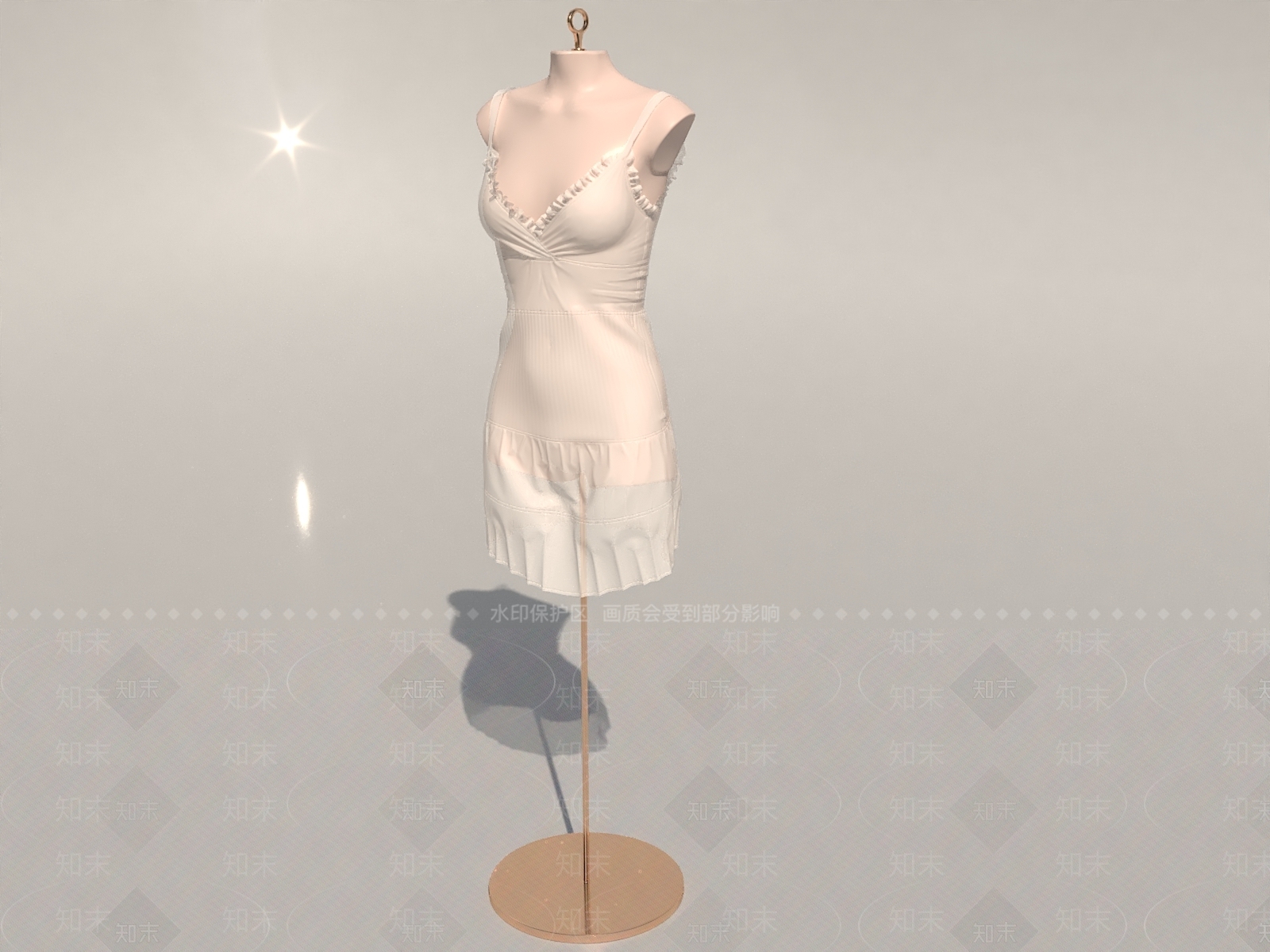 服饰模特架3D模型下载【ID:1153536369】