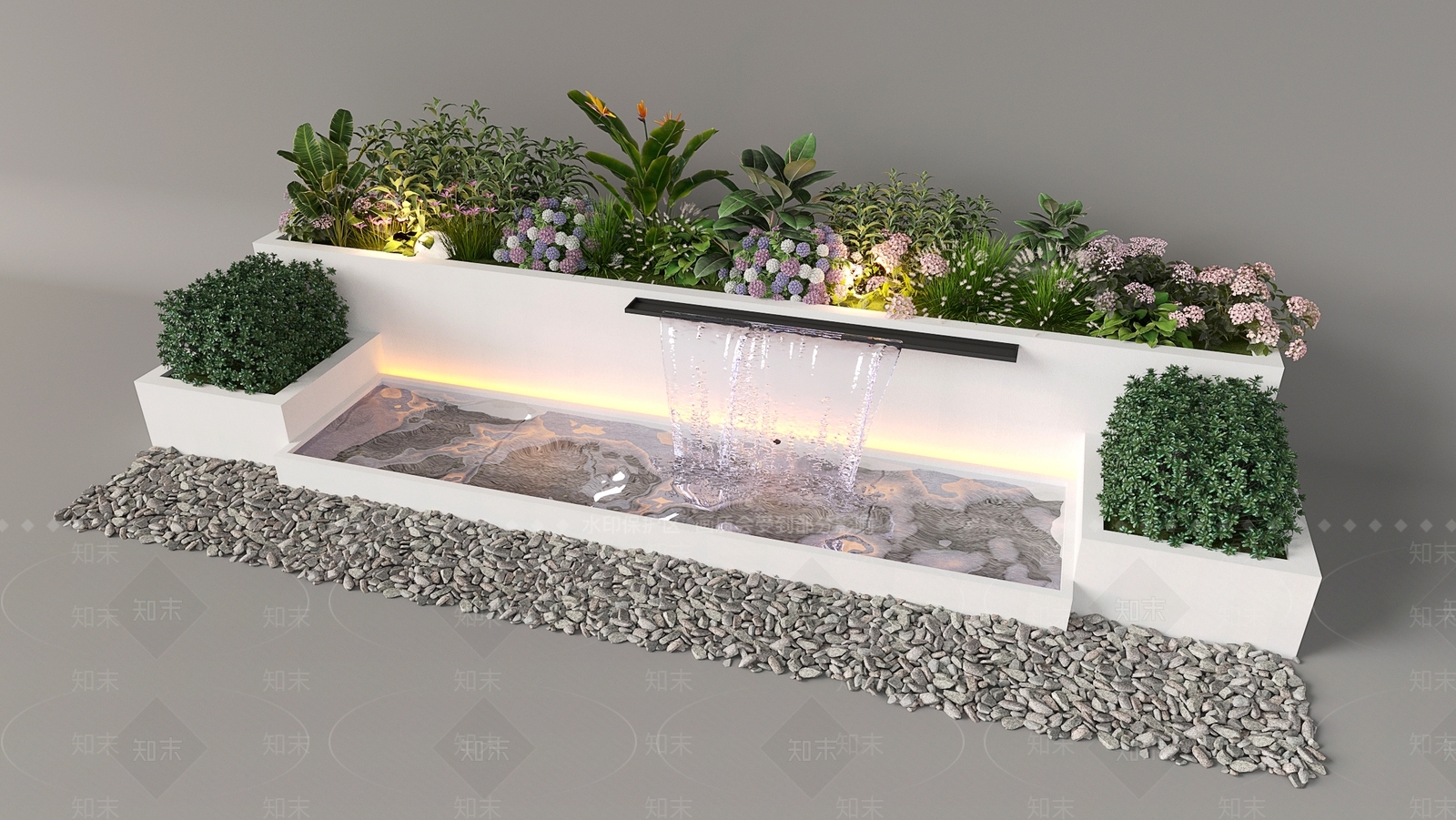 组团小景SU模型下载【ID:1153537496】