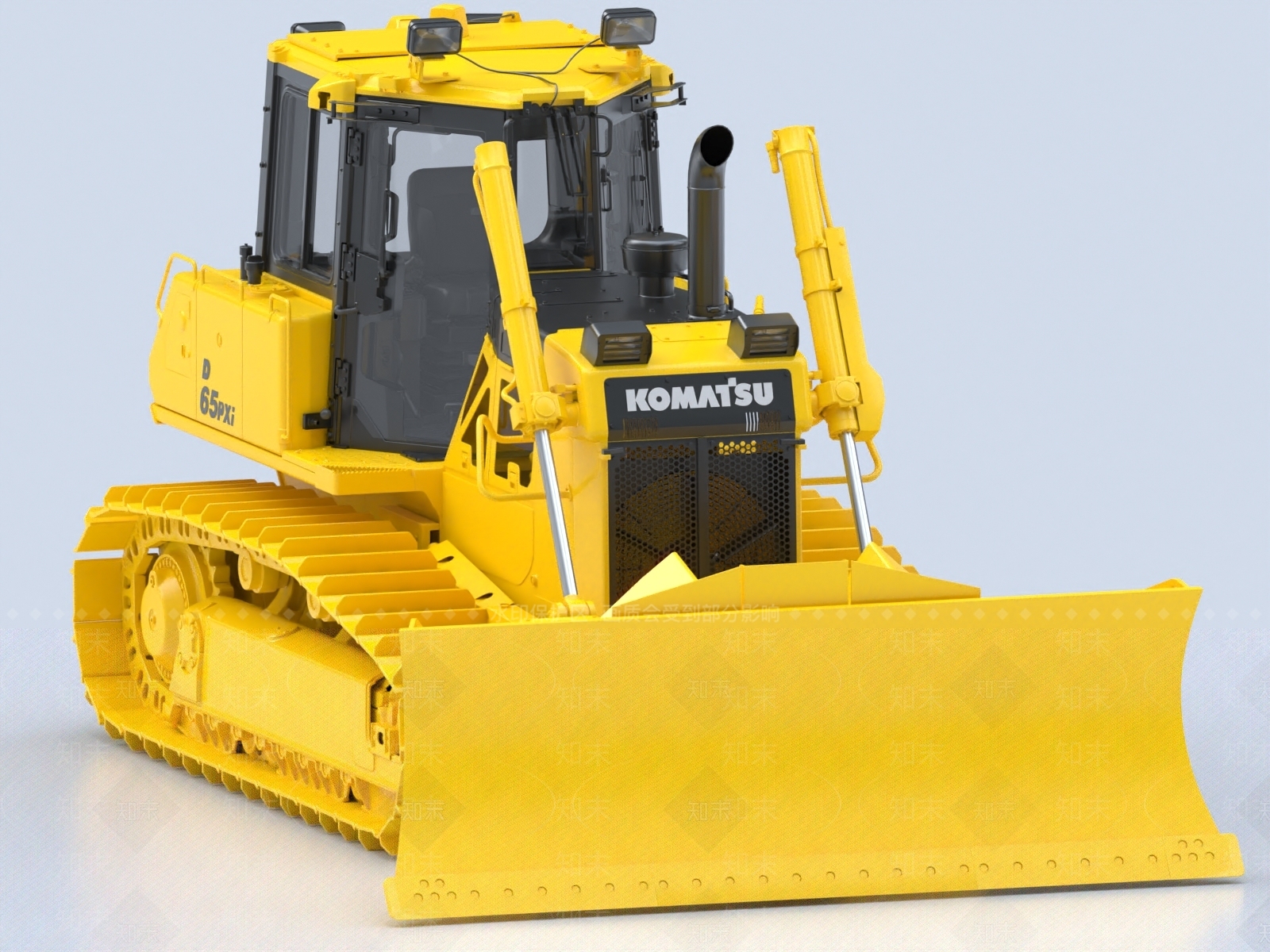 推土机3D模型下载【ID:1153538004】