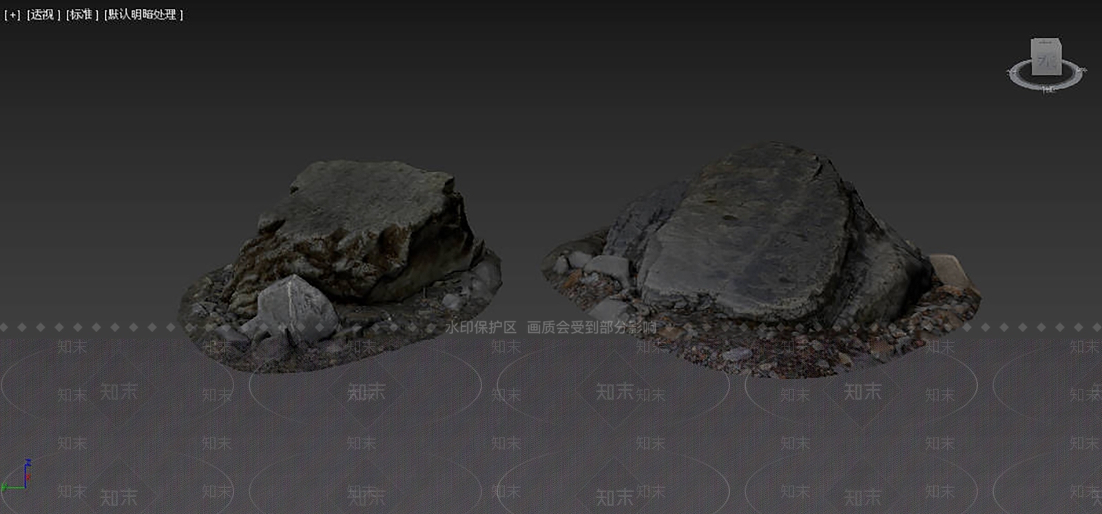 现代岩石3D模型下载【ID:1153540207】