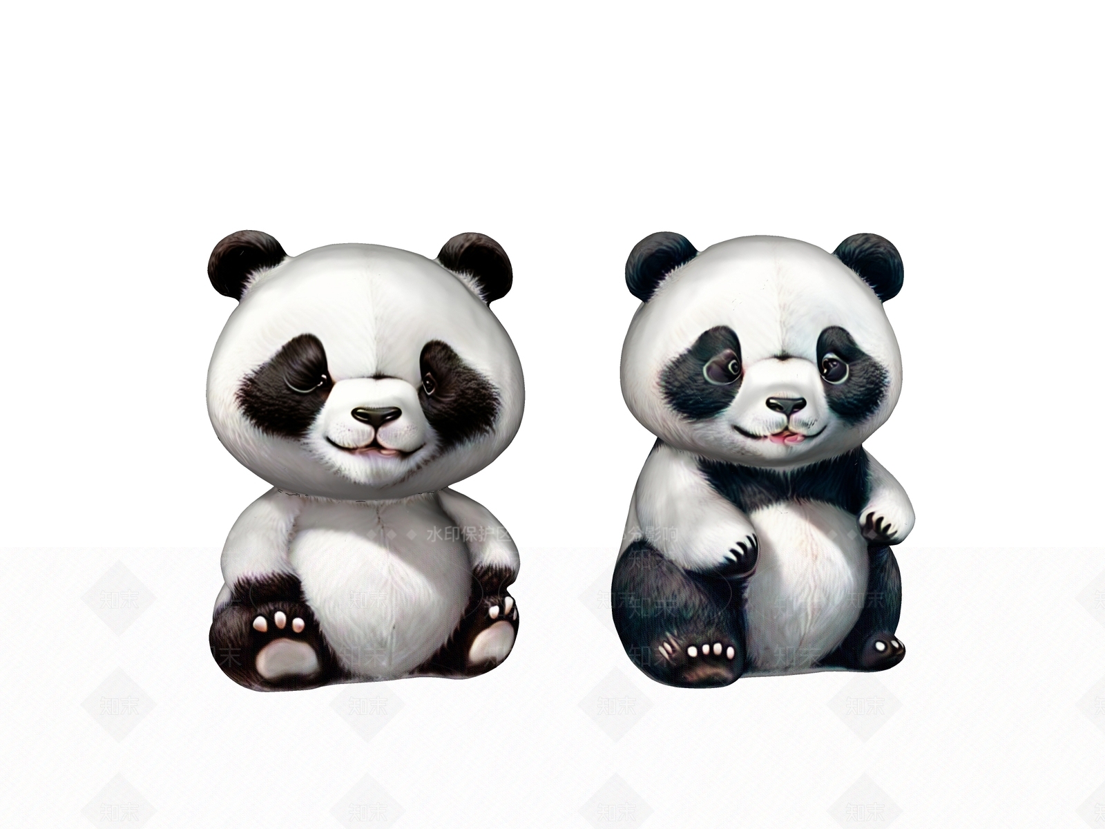 现代艺术装置SU模型草图