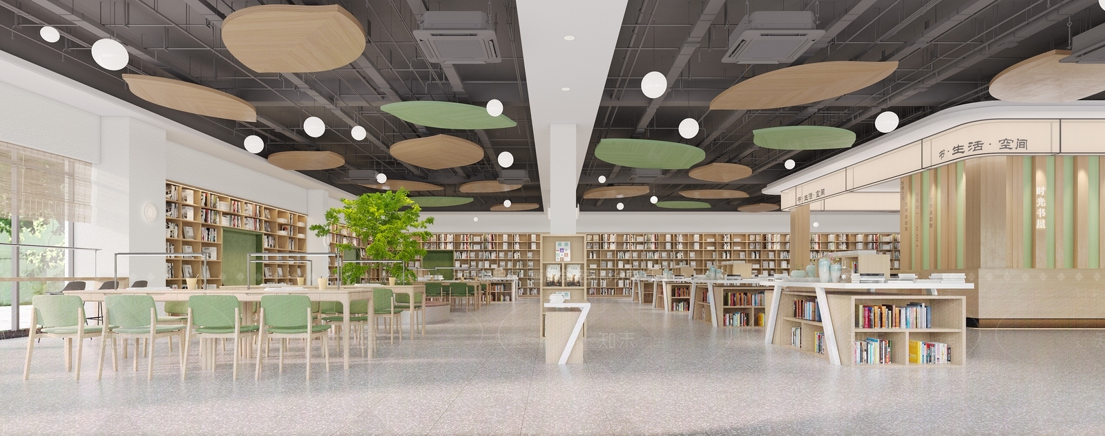 现代书店3D模型下载【ID:1153551300】