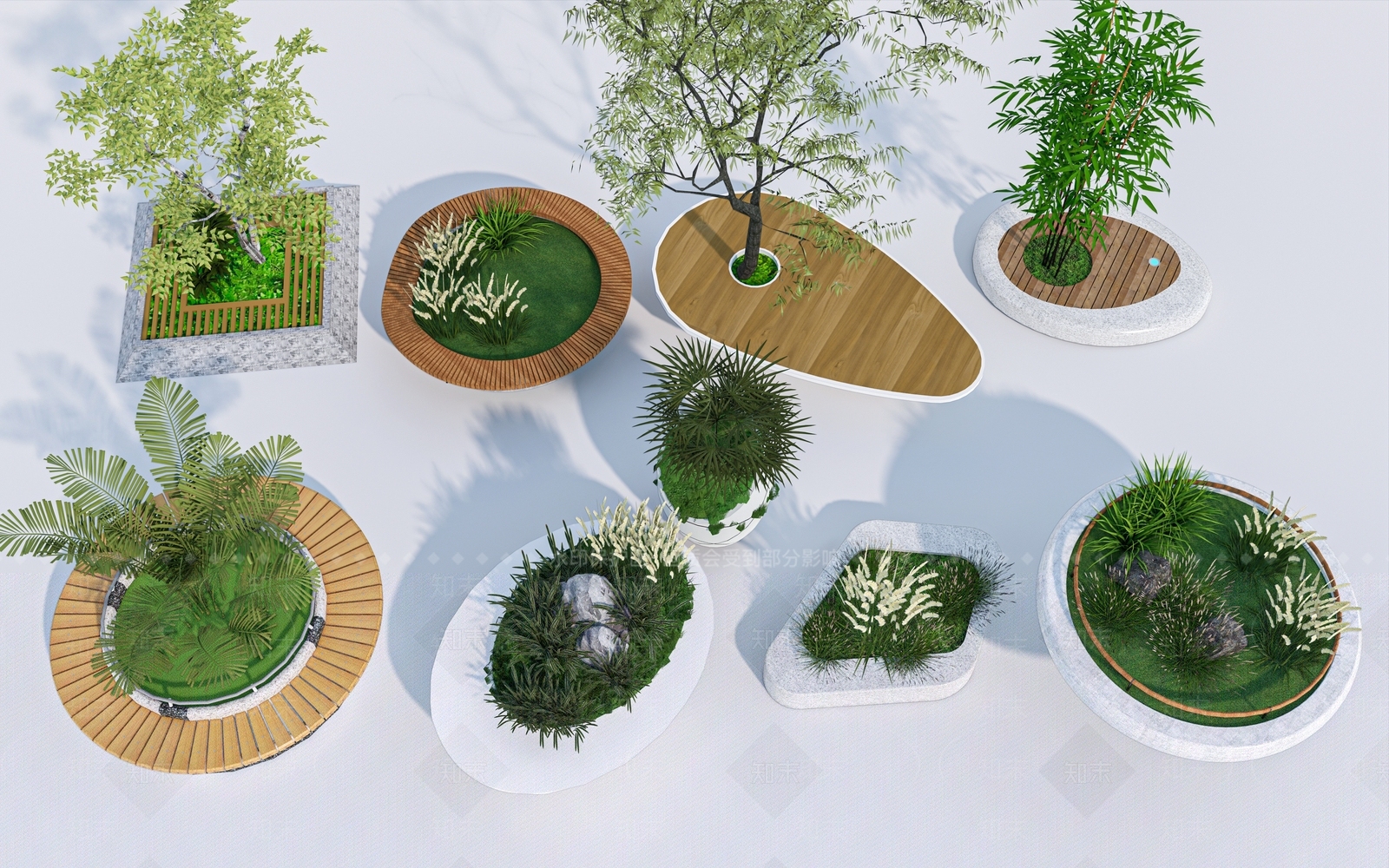 景观树池3D模型下载【ID:1153557270】