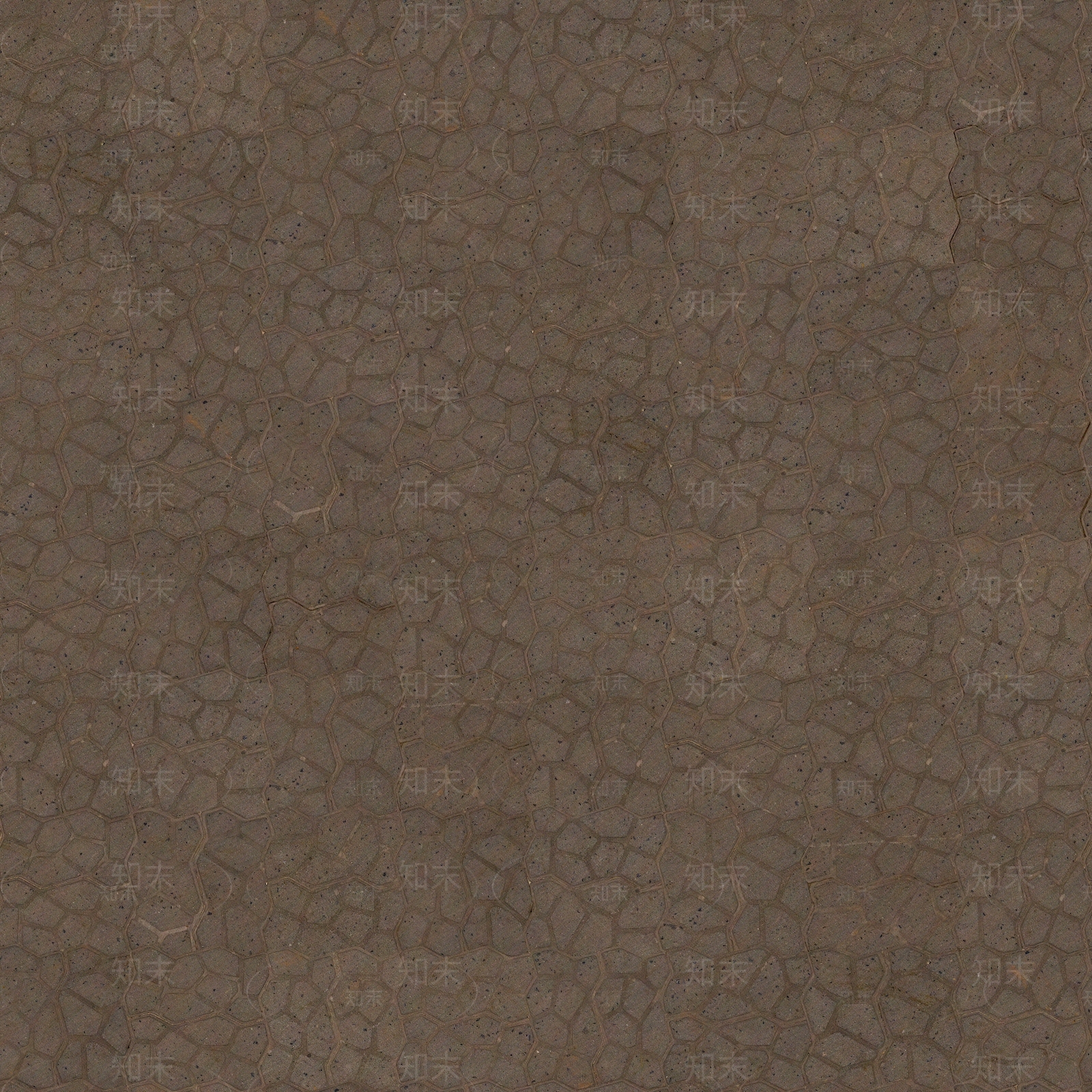 无缝深棕色碎拼石材地铺贴图下载【ID:1153566881】