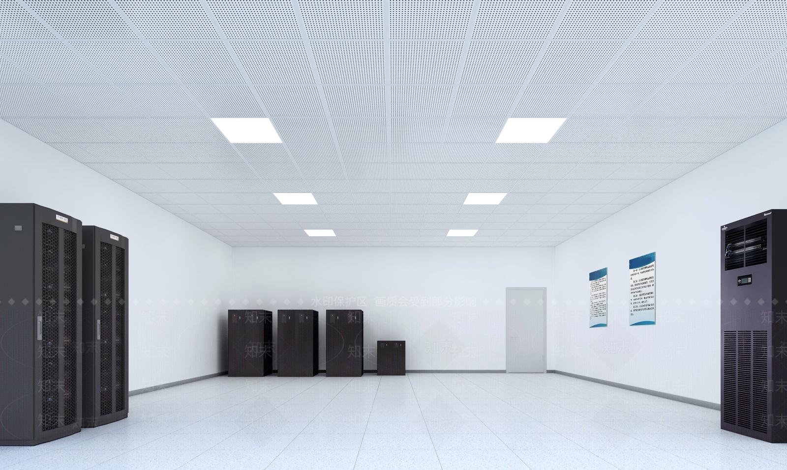 网络机房3D模型下载【ID:1153571811】