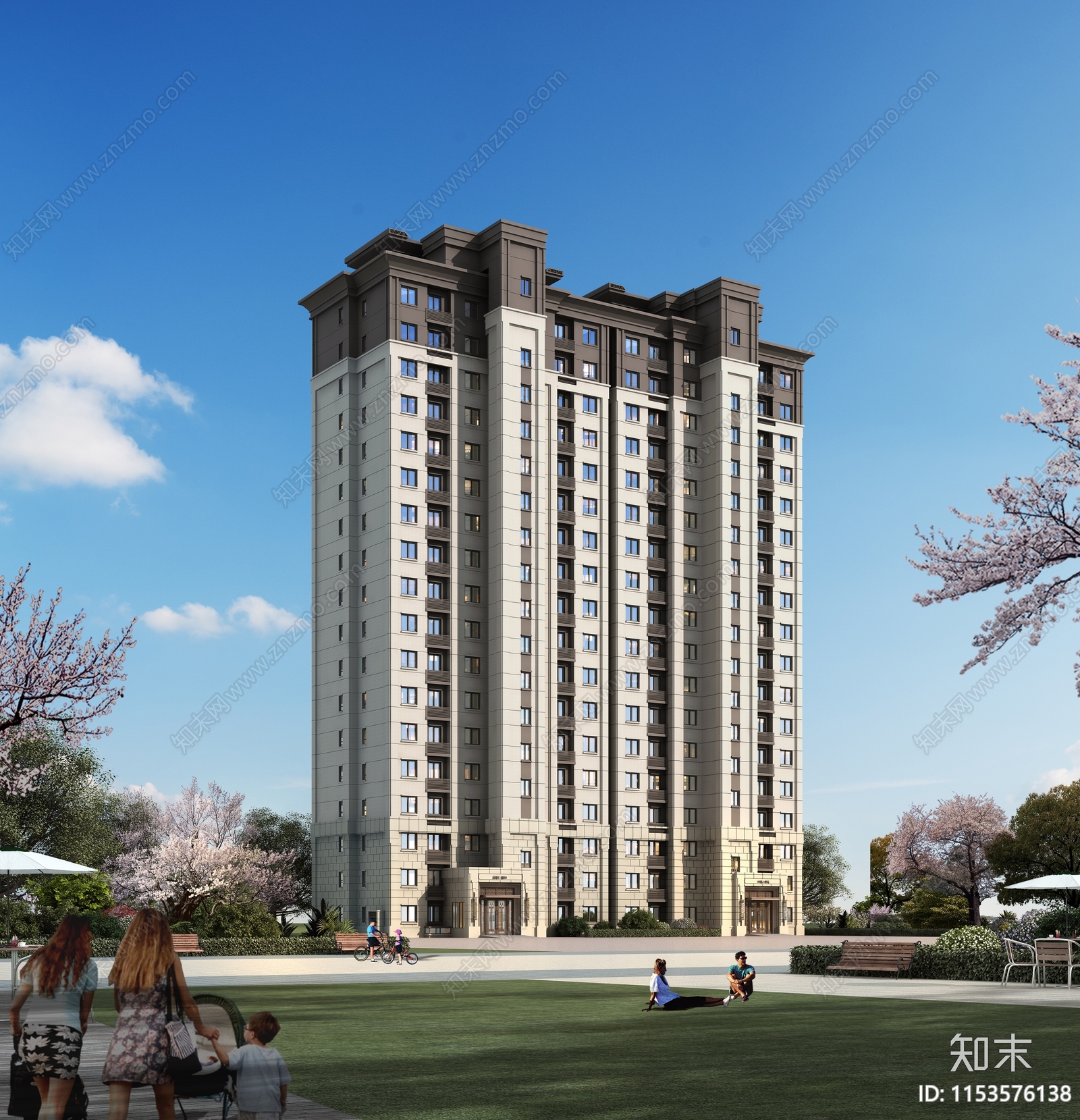 山东鲁抗凤凰住宅区建筑cad施工图下载【ID:1153576138】