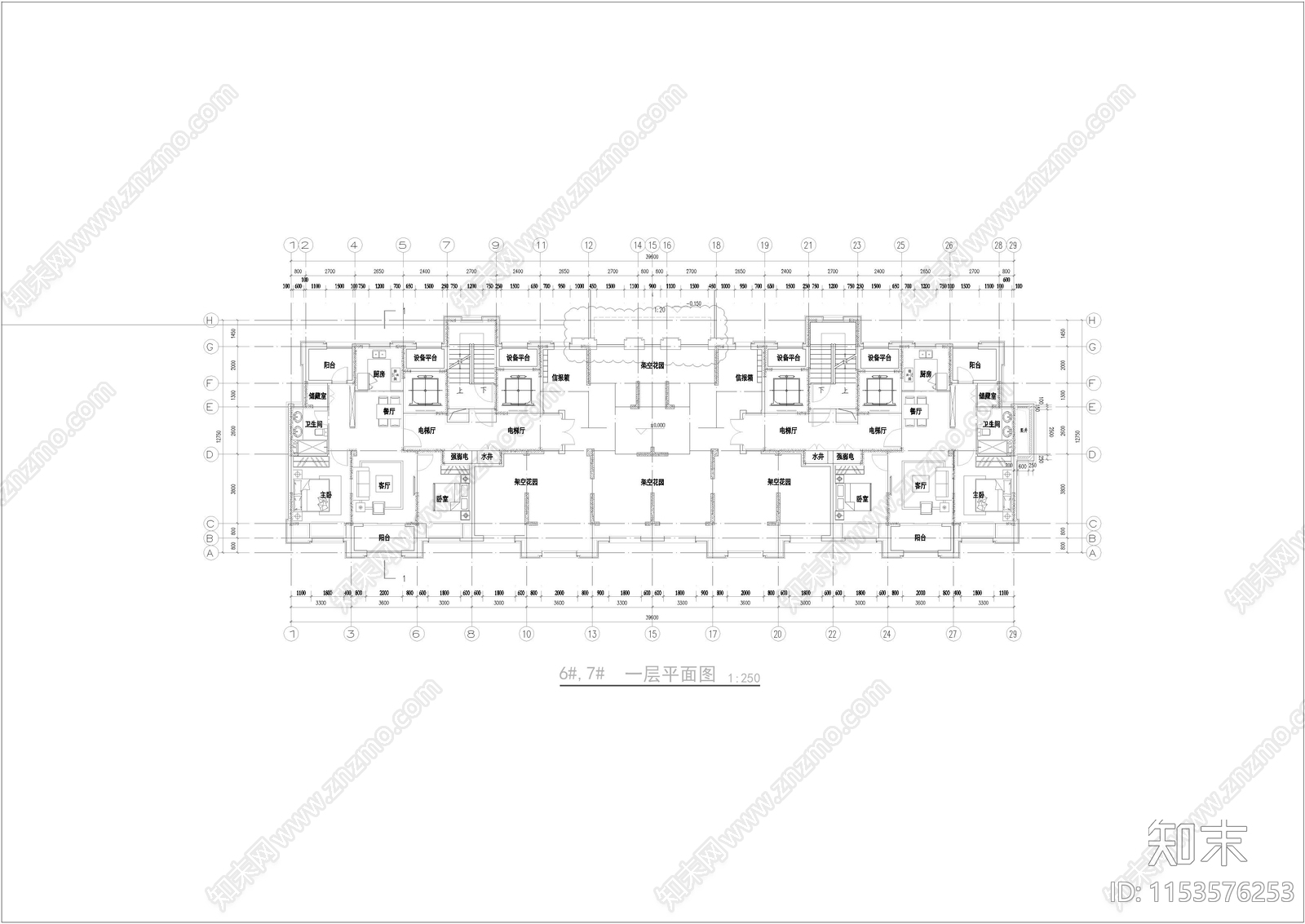 苏州吴江太湖城住宅区建筑设计cad施工图下载【ID:1153576253】