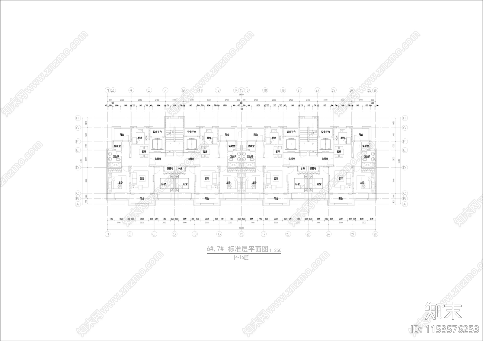 苏州吴江太湖城住宅区建筑设计cad施工图下载【ID:1153576253】