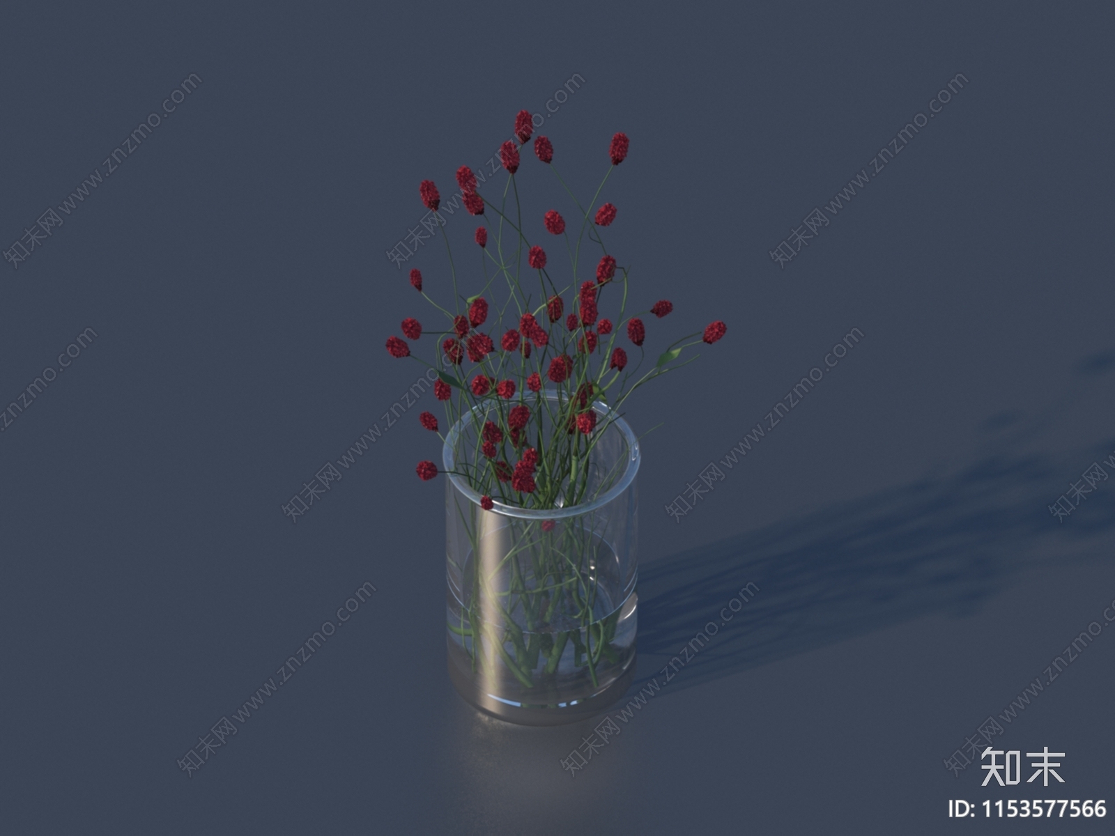 花瓶花艺3D模型下载【ID:1153577566】