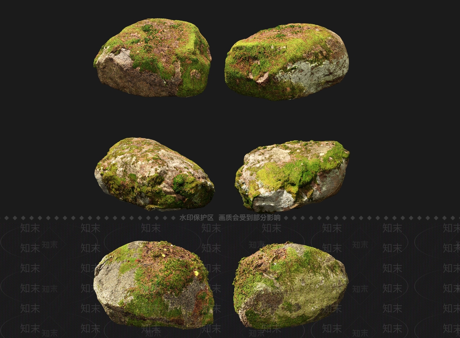 现代景观石3D模型下载【ID:1153583761】
