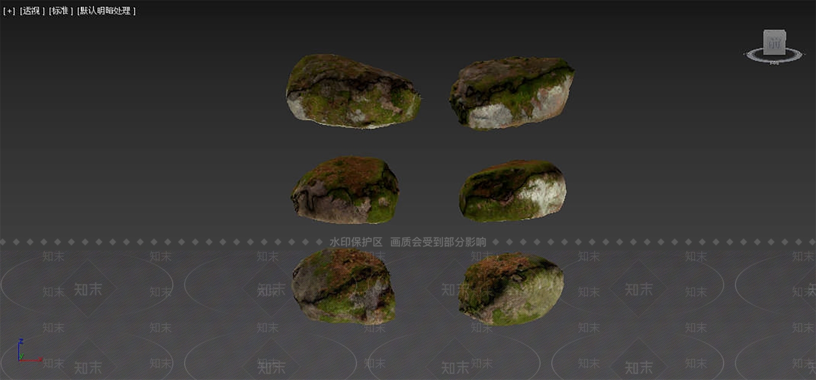 现代景观石3D模型下载【ID:1153583761】