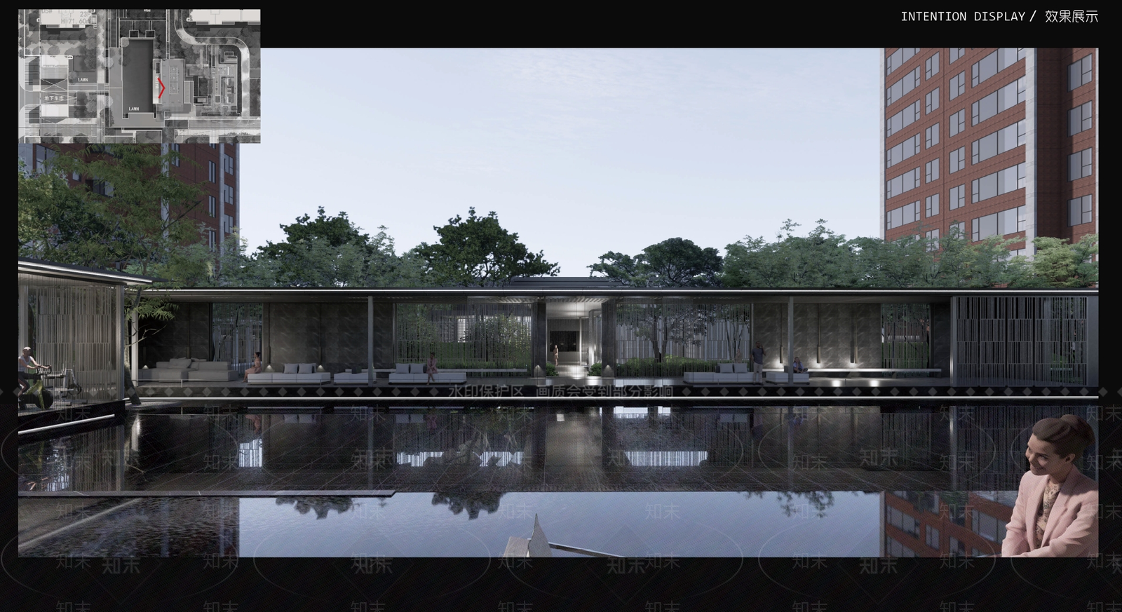 现代风格廊架SU模型下载【ID:1153588315】