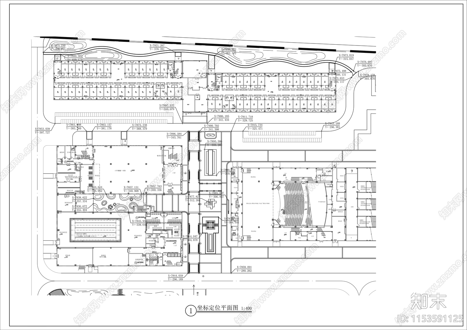 上海某学校景观规划设计图cad施工图下载【ID:1153591125】