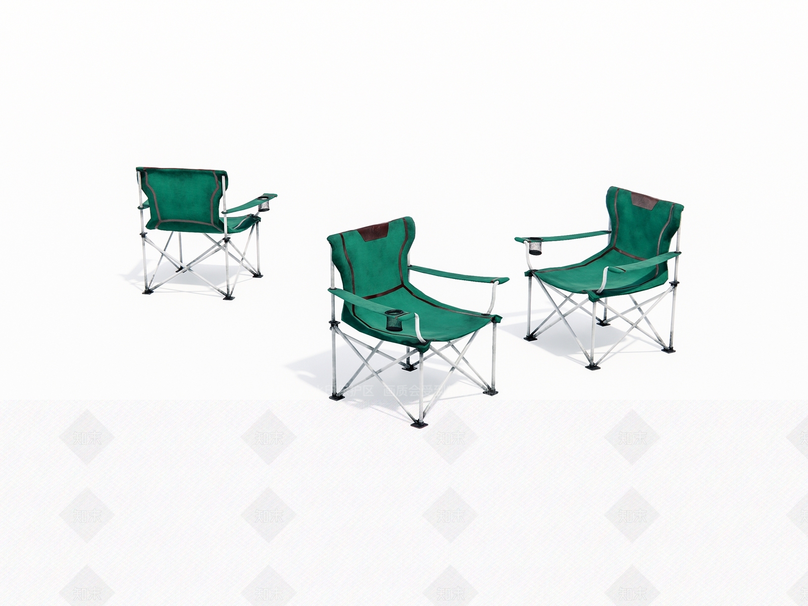 现代折叠休闲椅SU模型下载【ID:1153602250】