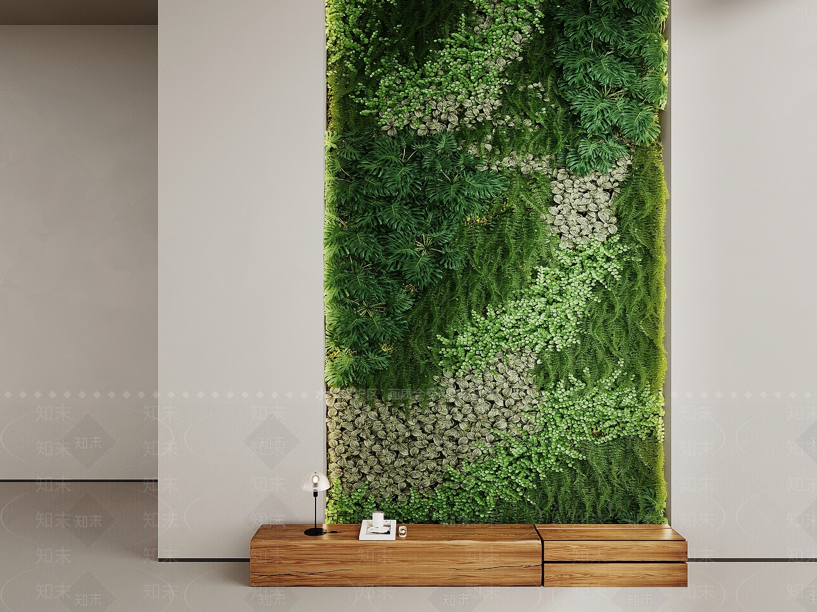 植物墙3D模型下载【ID:1153611089】