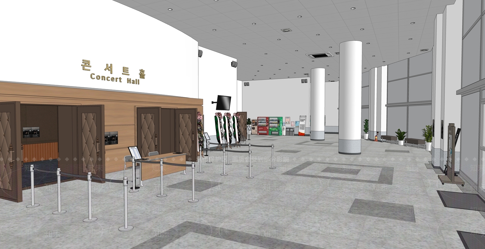 现代报告厅SU模型下载【ID:1153619390】