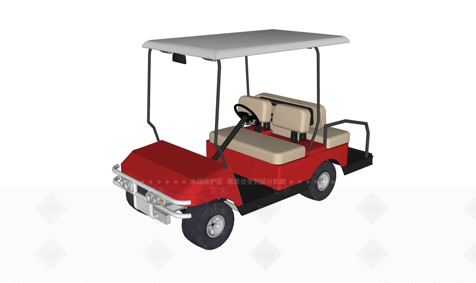 球车SU模型下载【ID:1153676492】