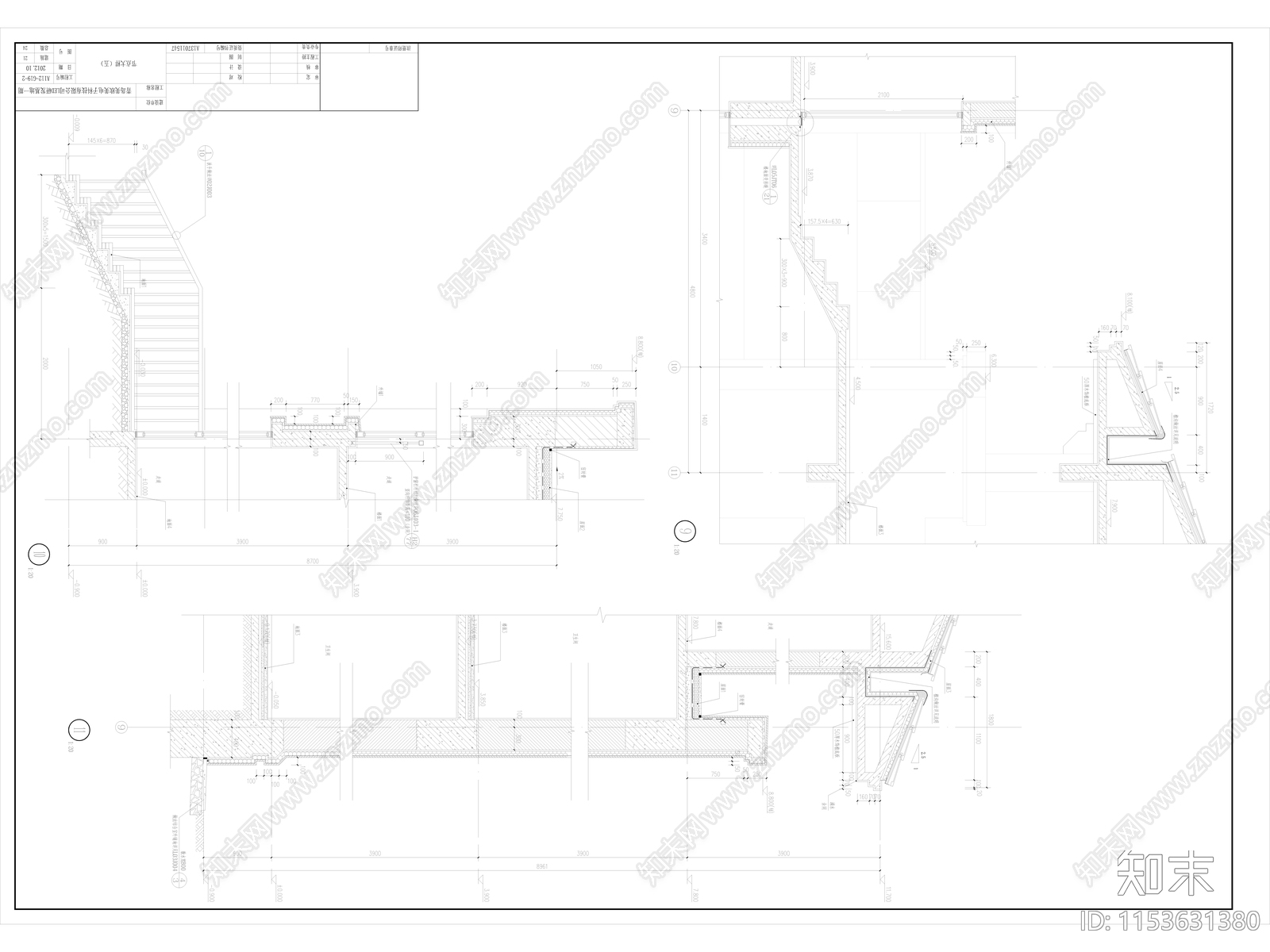 青岛琅琊台LED研发基地建筑设计cad施工图下载【ID:1153631380】