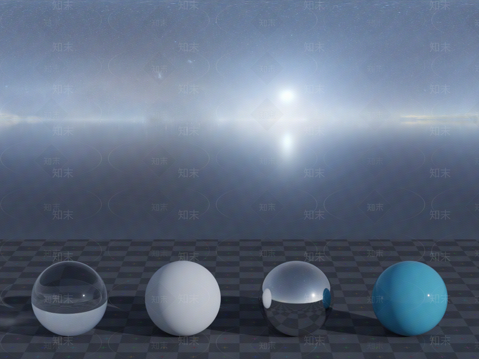 HDR蓝天太阳天空全景贴图下载【ID:1153634546】