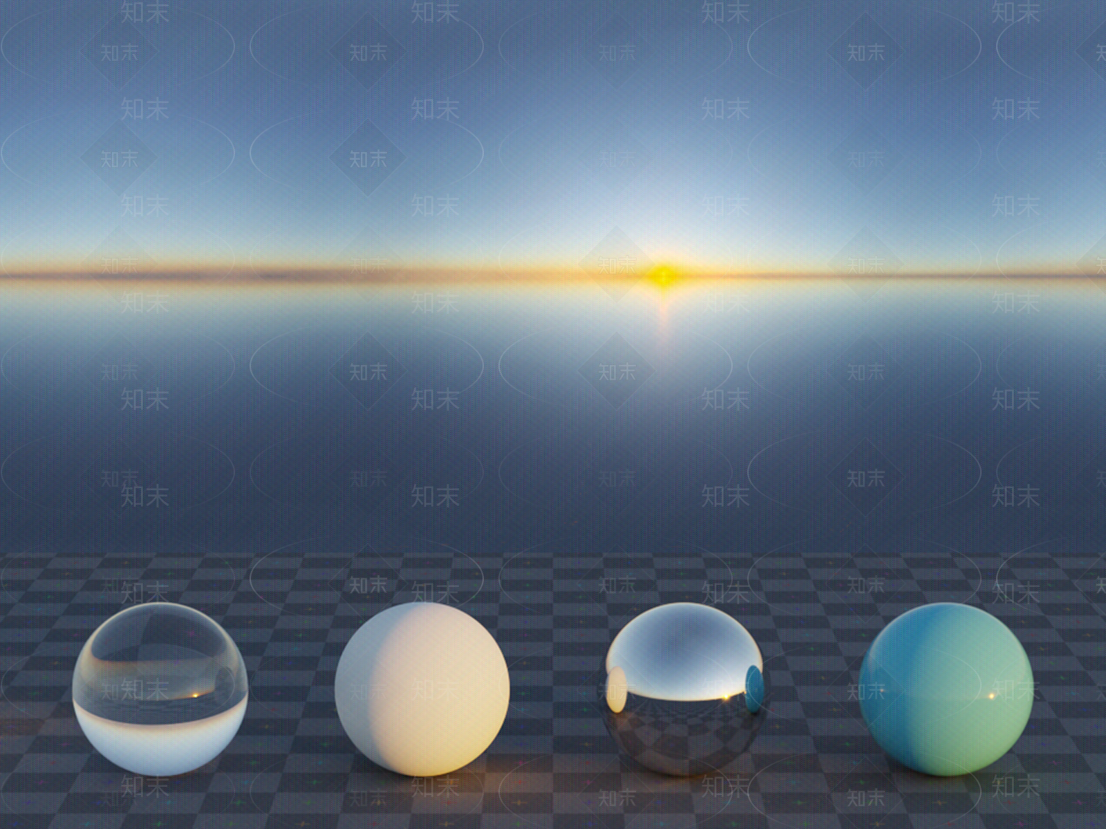 HDR蓝天太阳天空全景贴图下载【ID:1153636512】