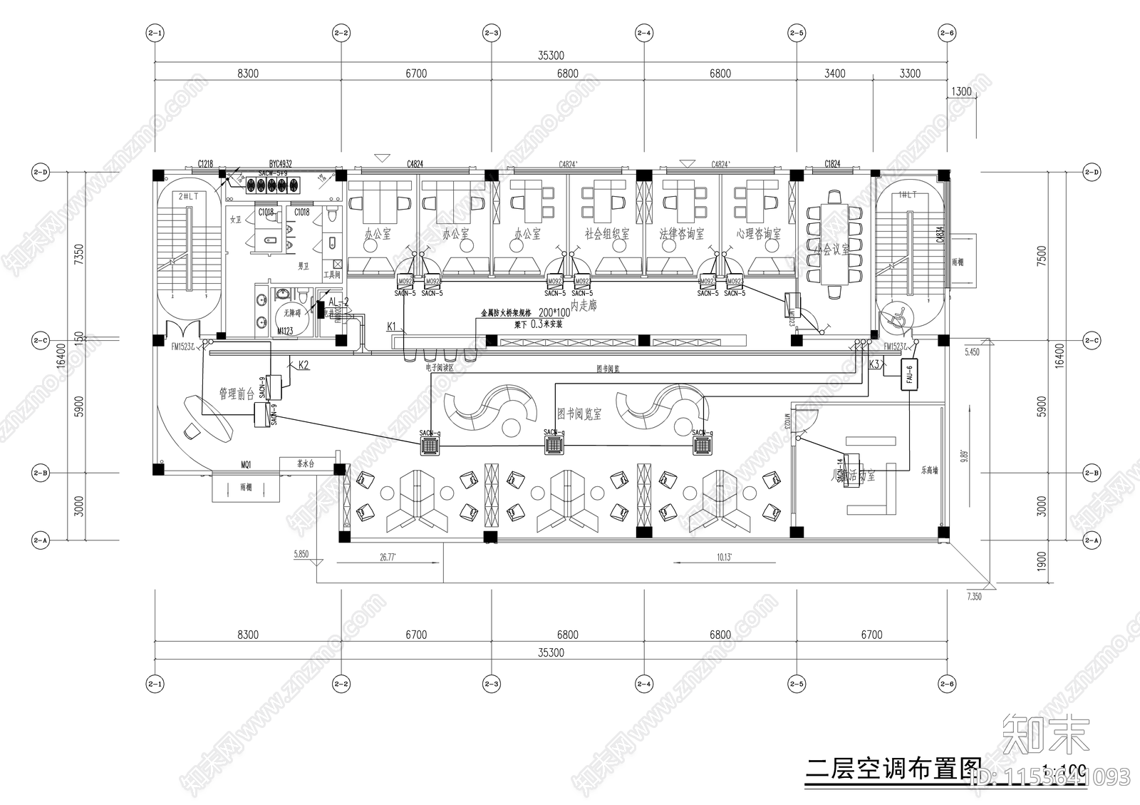 文化创意展陈馆交流中心项目cad施工图下载【ID:1153641093】