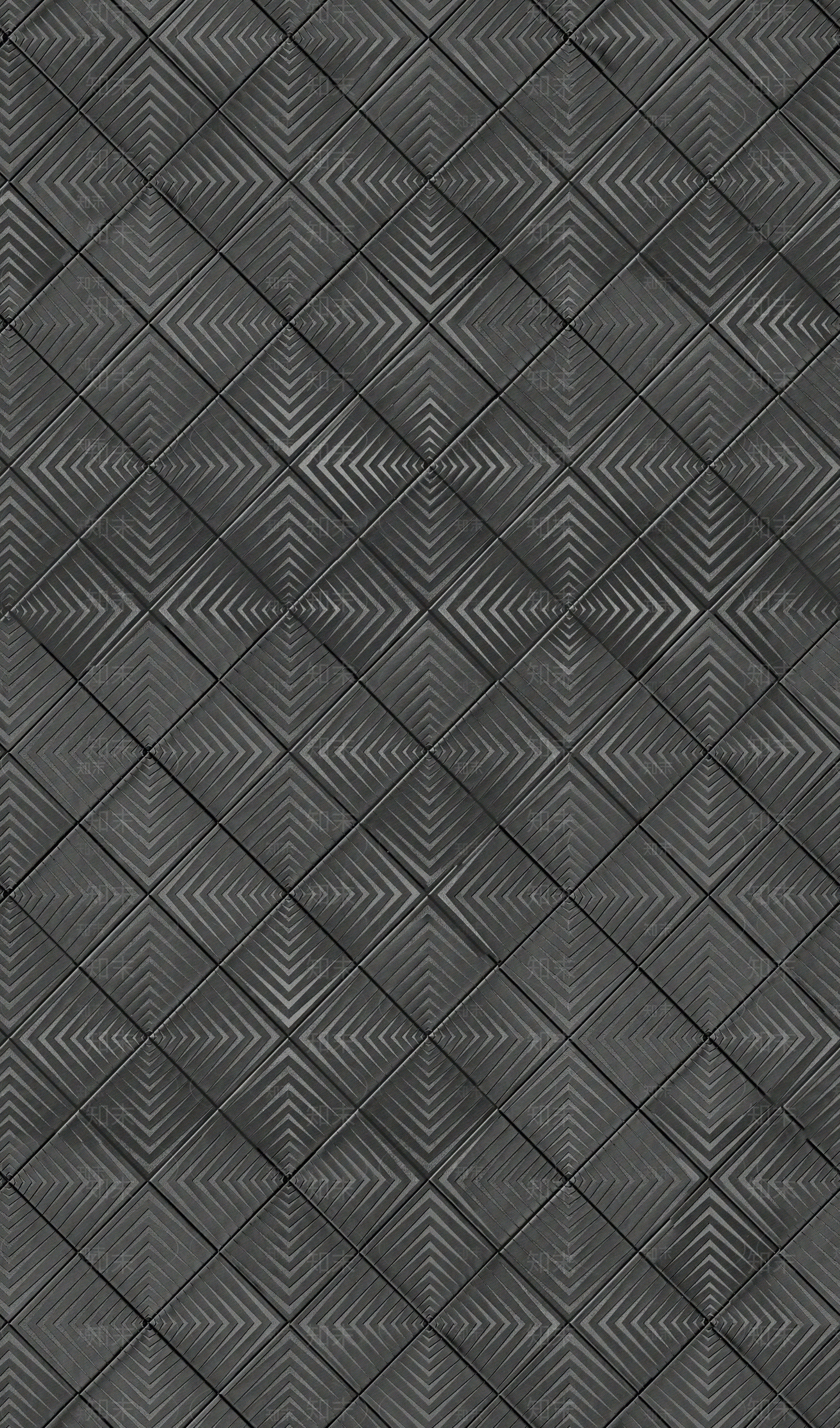 现代黑色菱形花纹板金属贴图下载【ID:1153643104】