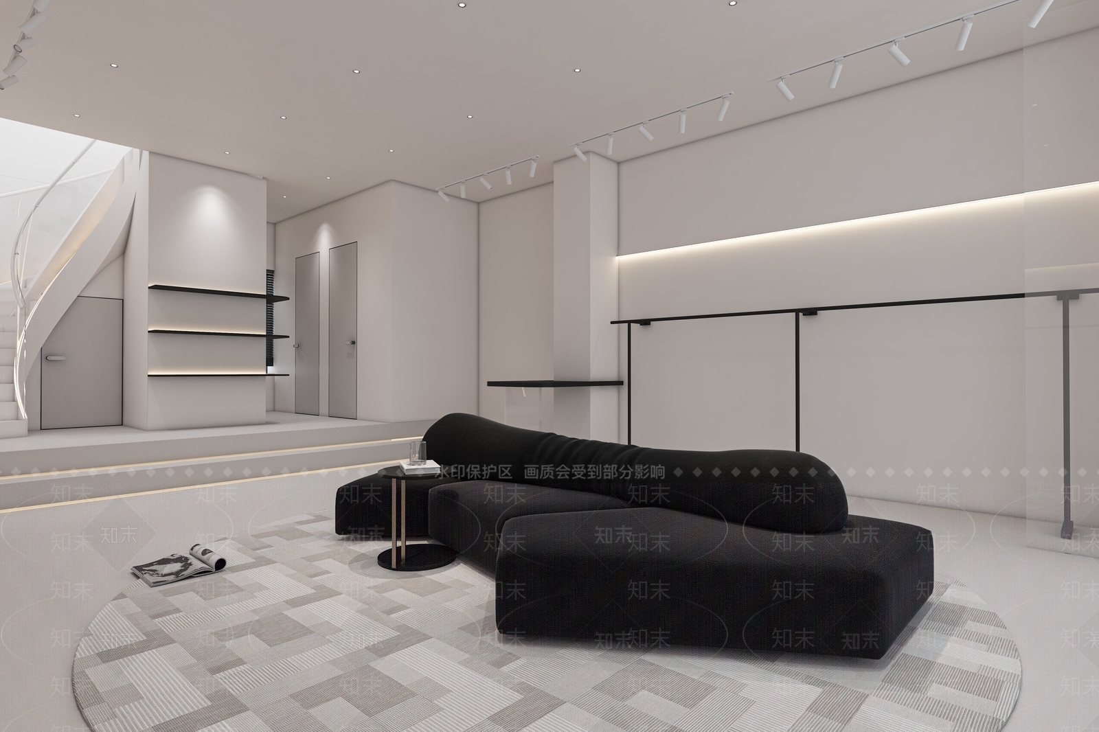 现代服装店3D模型下载【ID:1153647835】