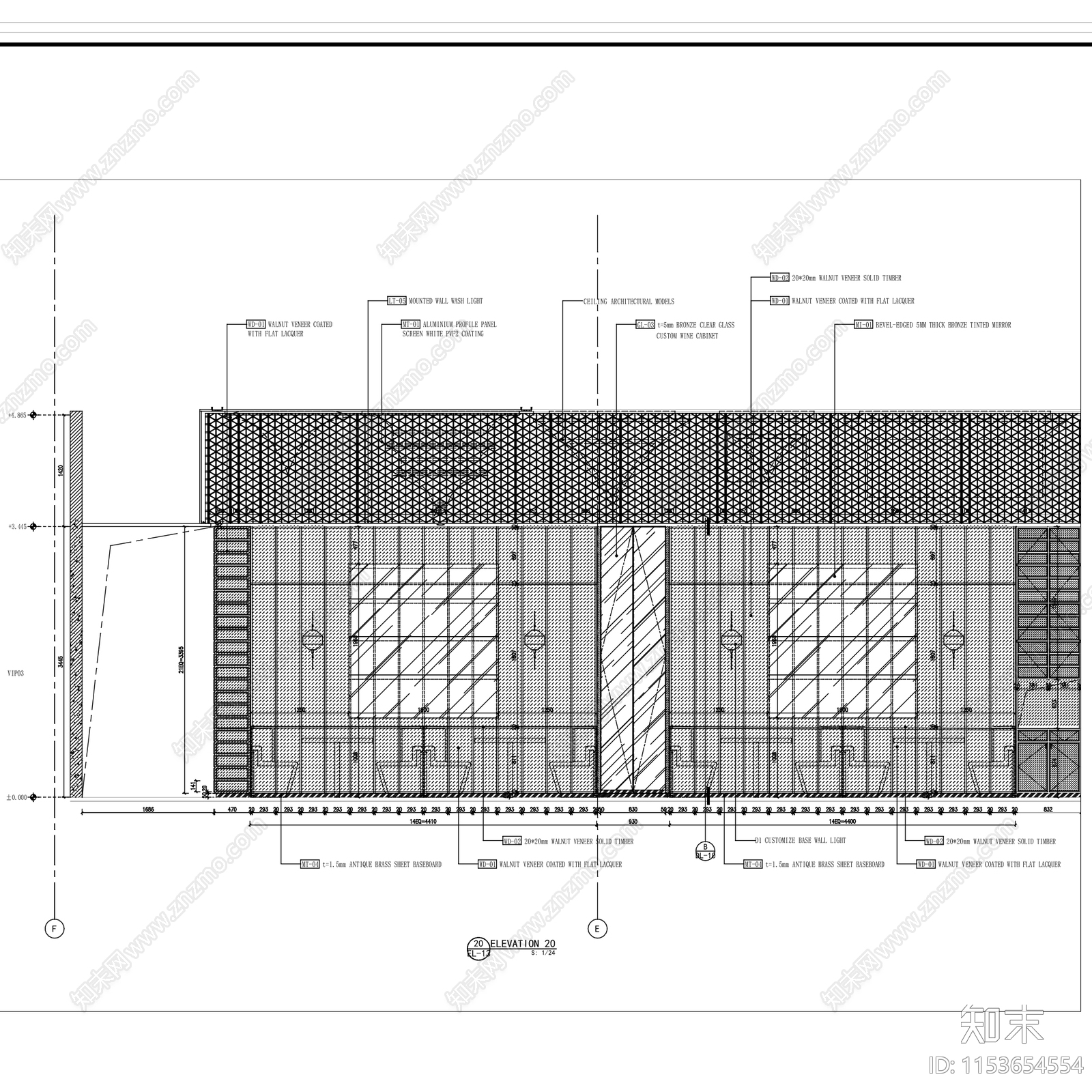 新中式轻奢温哥华全聚德北京烤鸭店餐厅室内工装cad施工图下载【ID:1153654554】