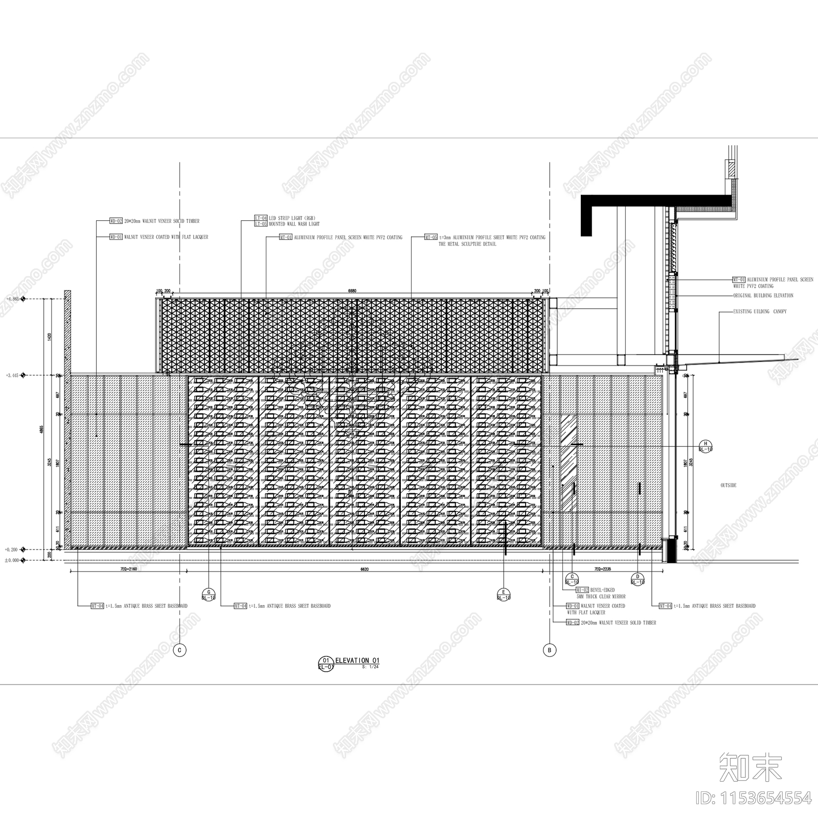 新中式轻奢温哥华全聚德北京烤鸭店餐厅室内工装cad施工图下载【ID:1153654554】