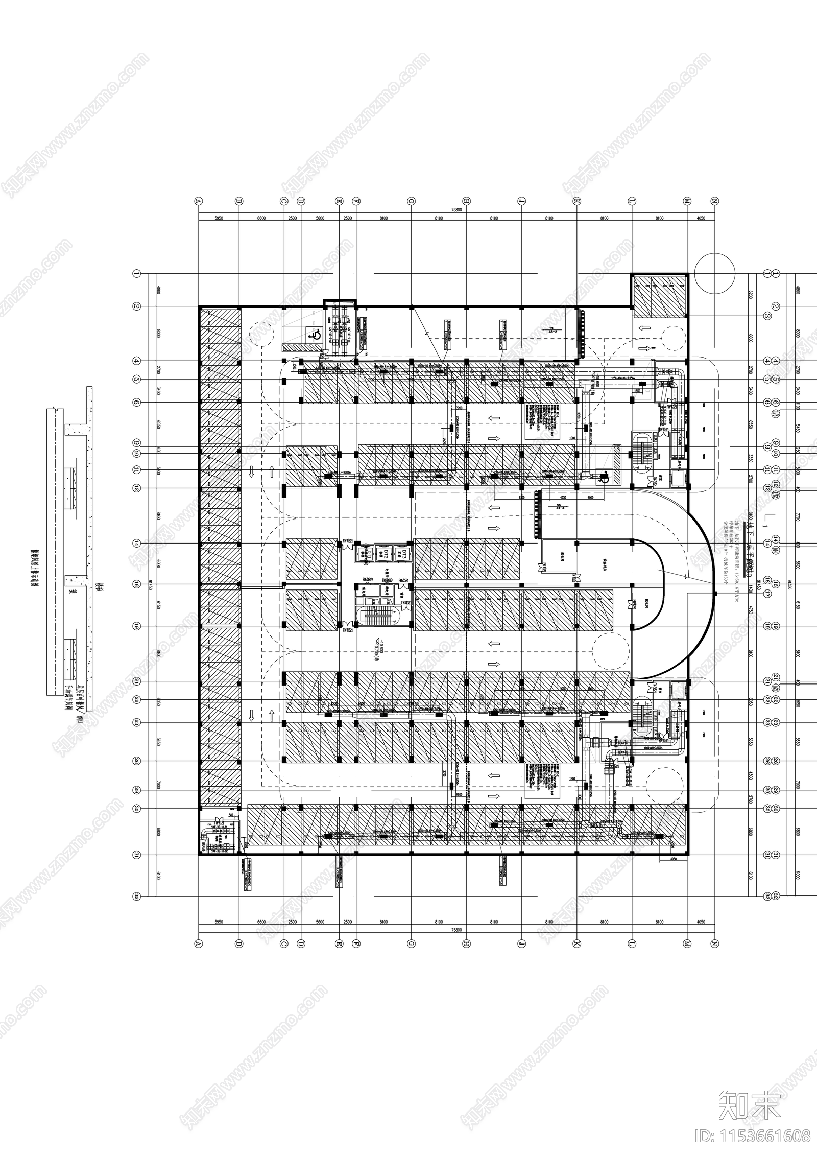 9层U型综合办公楼宇工程暖通施工图下载【ID:1153661608】