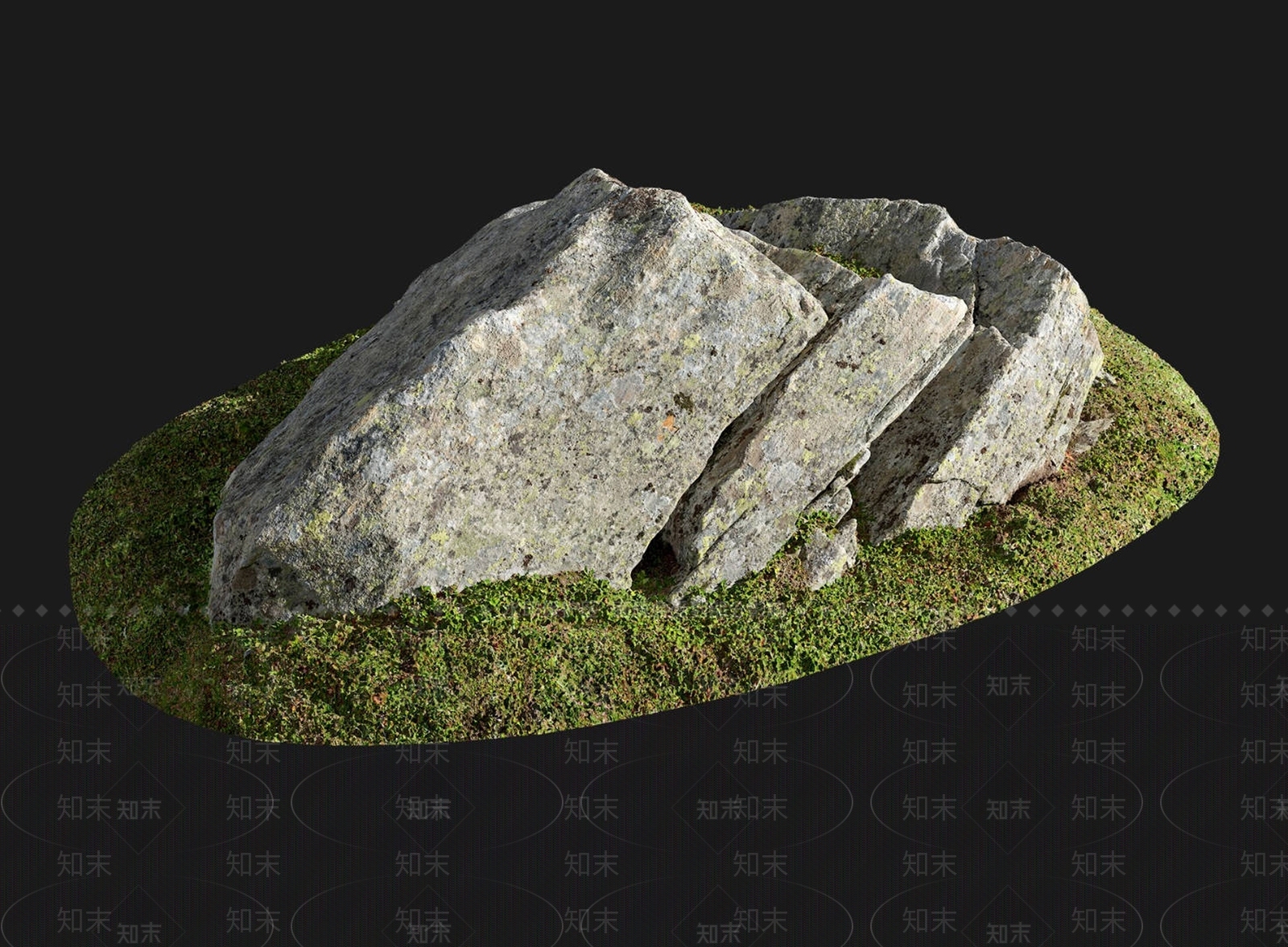 现代石头3D模型下载【ID:1153676934】