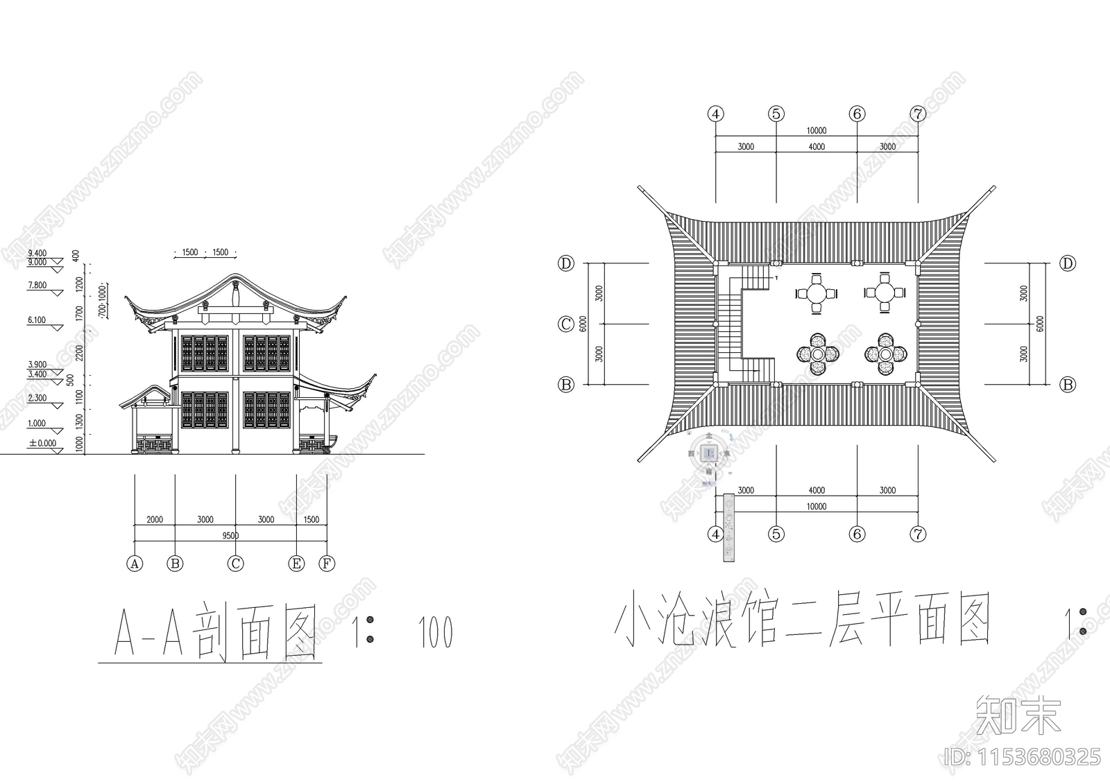 经典古建筑cad施工图下载【ID:1153680325】