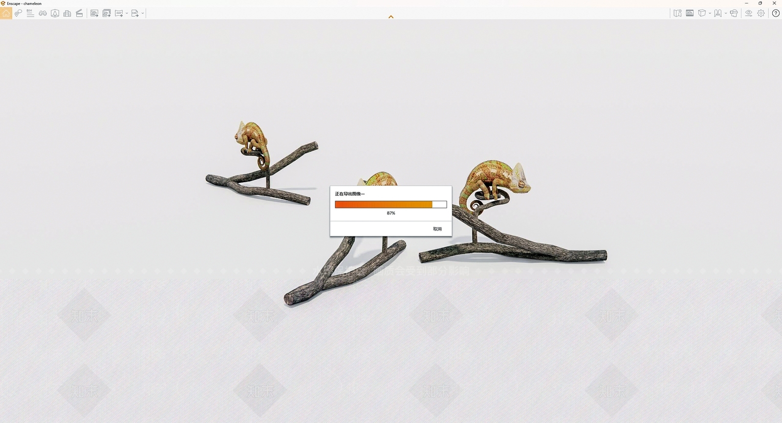 爬行类动物SU模型下载【ID:1153701223】