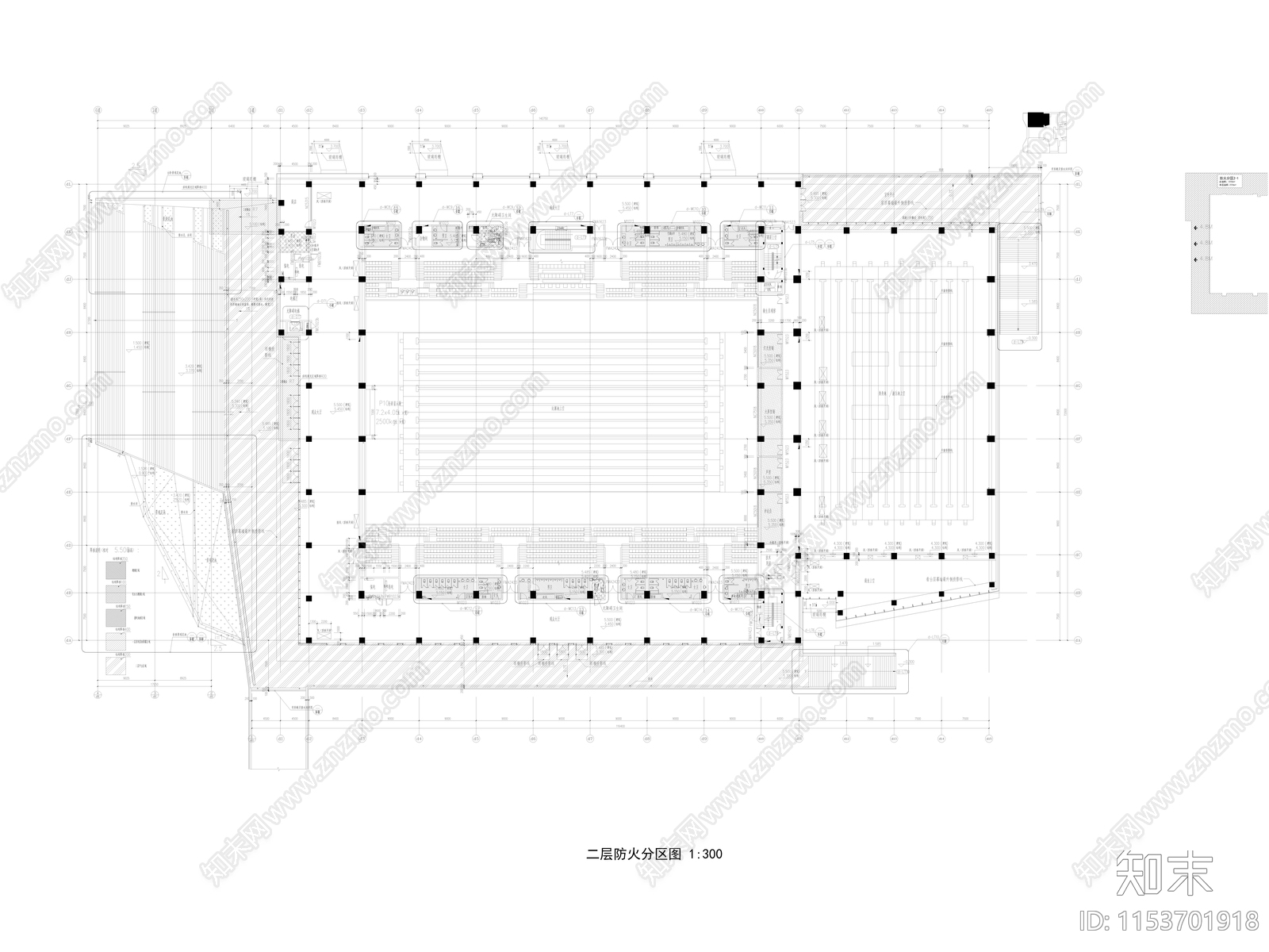 体育馆游泳馆建筑cad施工图下载【ID:1153701918】