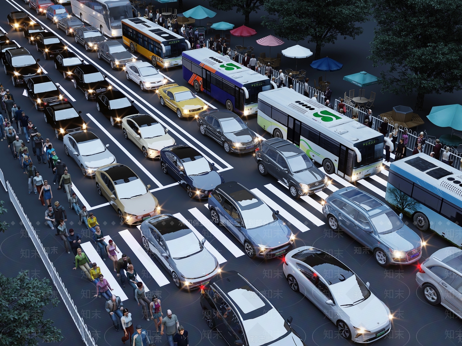 现代路面3D模型下载【ID:1153708656】