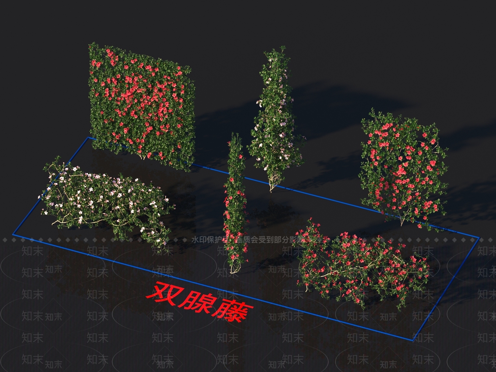 绿植墙3D模型下载【ID:1153711427】
