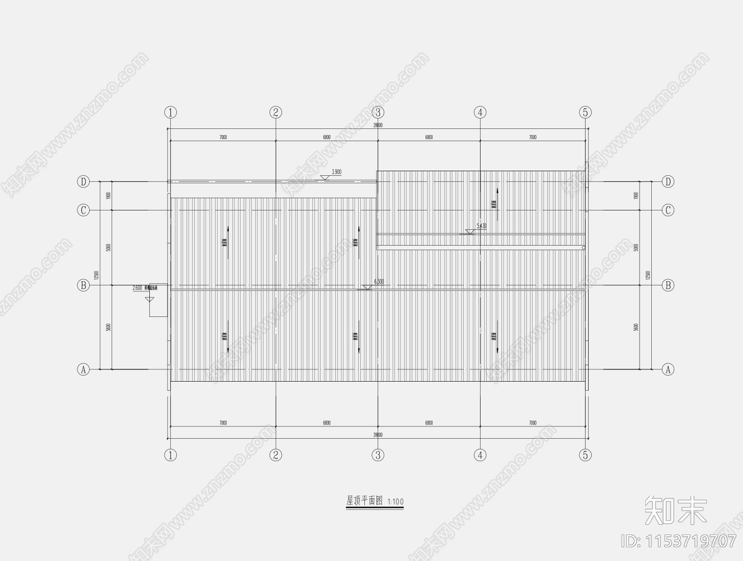 徽派单层综合楼建筑cad施工图下载【ID:1153719707】