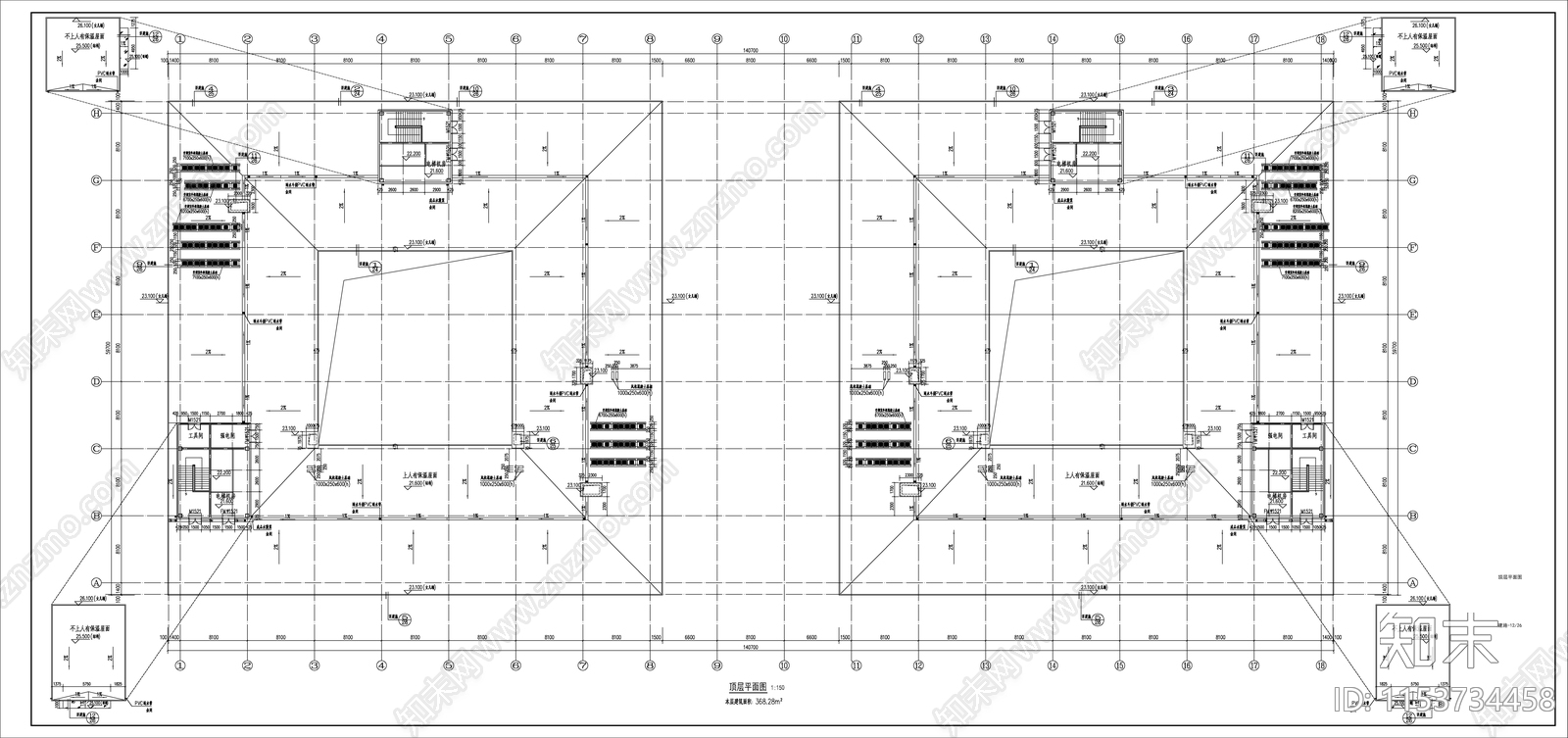 某科研大楼建筑cad施工图下载【ID:1153734458】