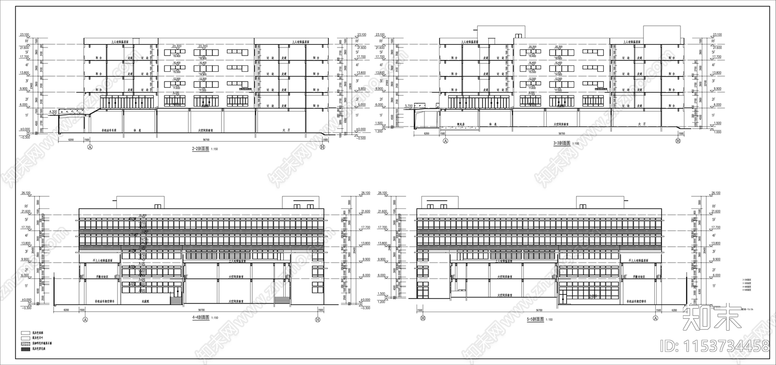 某科研大楼建筑cad施工图下载【ID:1153734458】