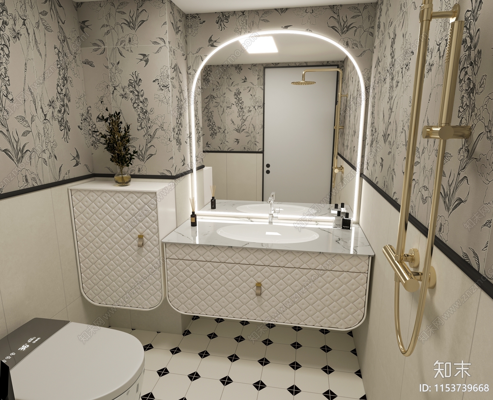 浴室柜3D模型下载【ID:1153739668】