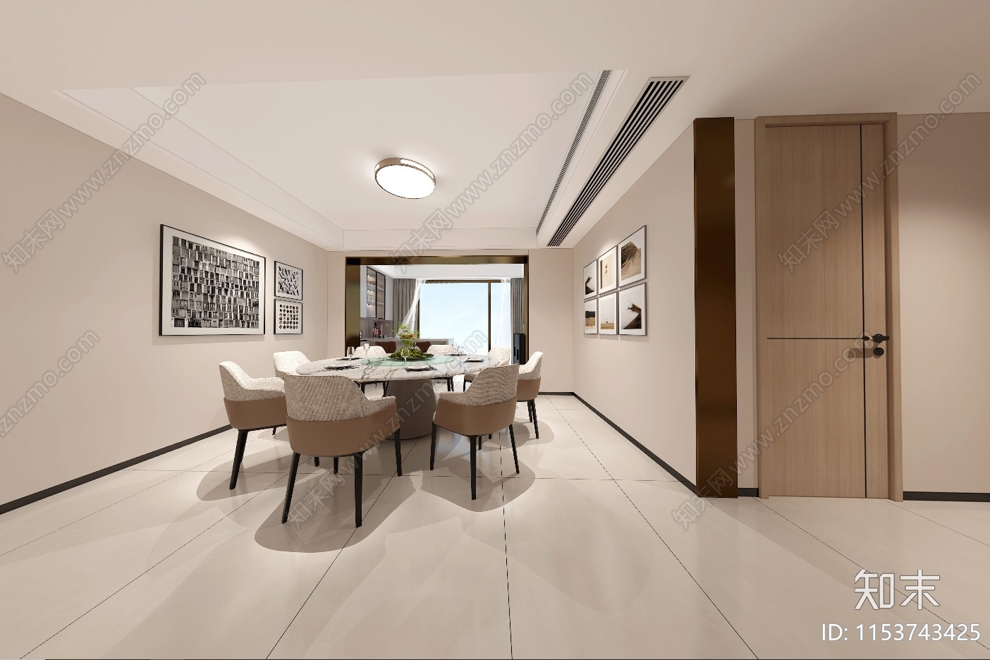 极简住宅室内cad施工图下载【ID:1153743425】