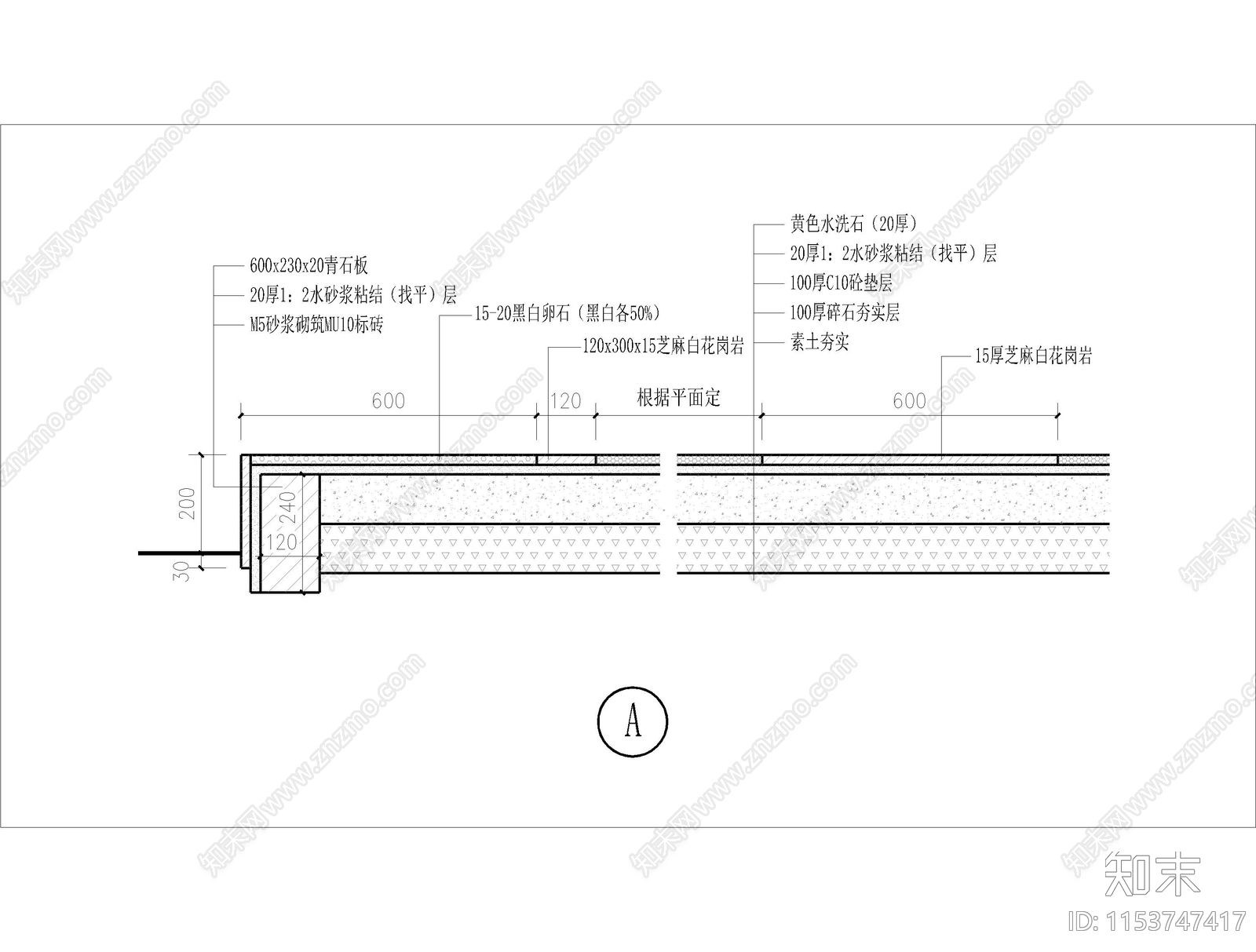 重檐望月亭子景观cad施工图下载【ID:1153747417】