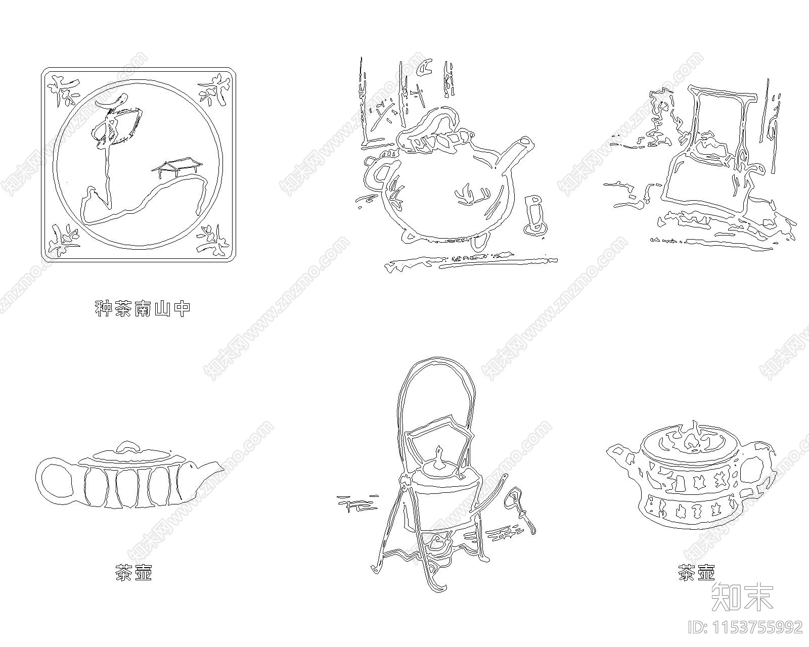 茶文化cad施工图下载【ID:1153755992】