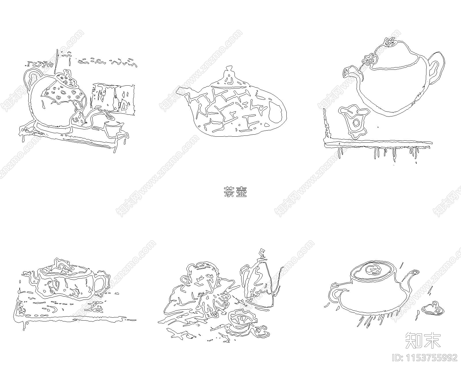 茶文化cad施工图下载【ID:1153755992】