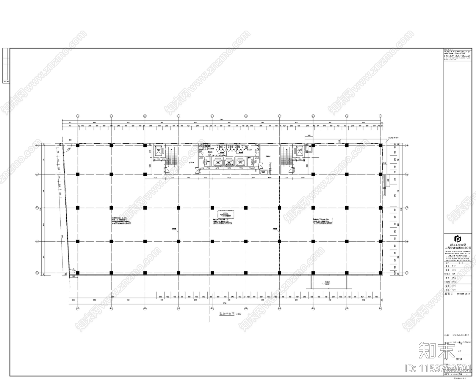 建筑大楼外立面cad施工图下载【ID:1153763601】