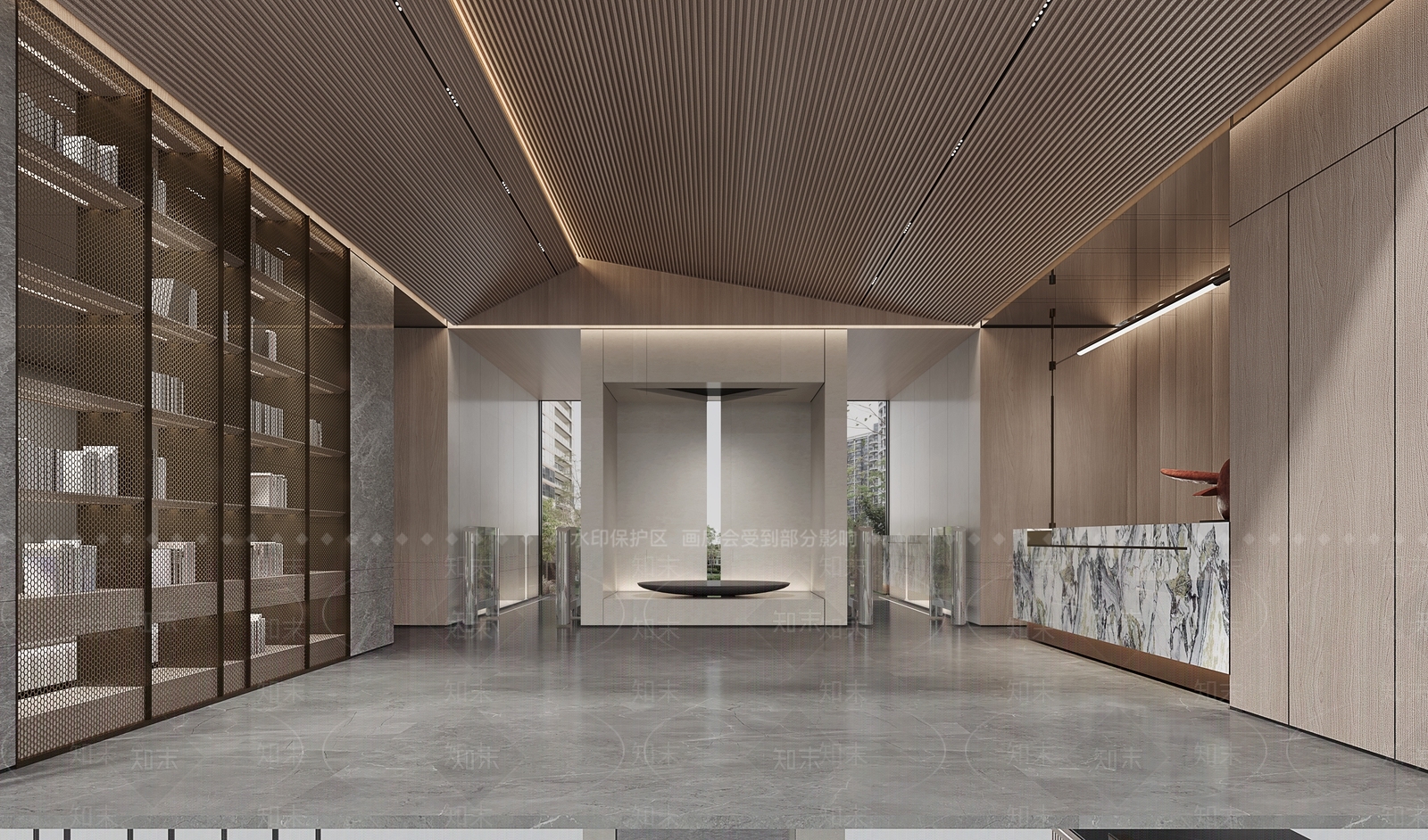 现代前台3D模型下载【ID:1153764443】