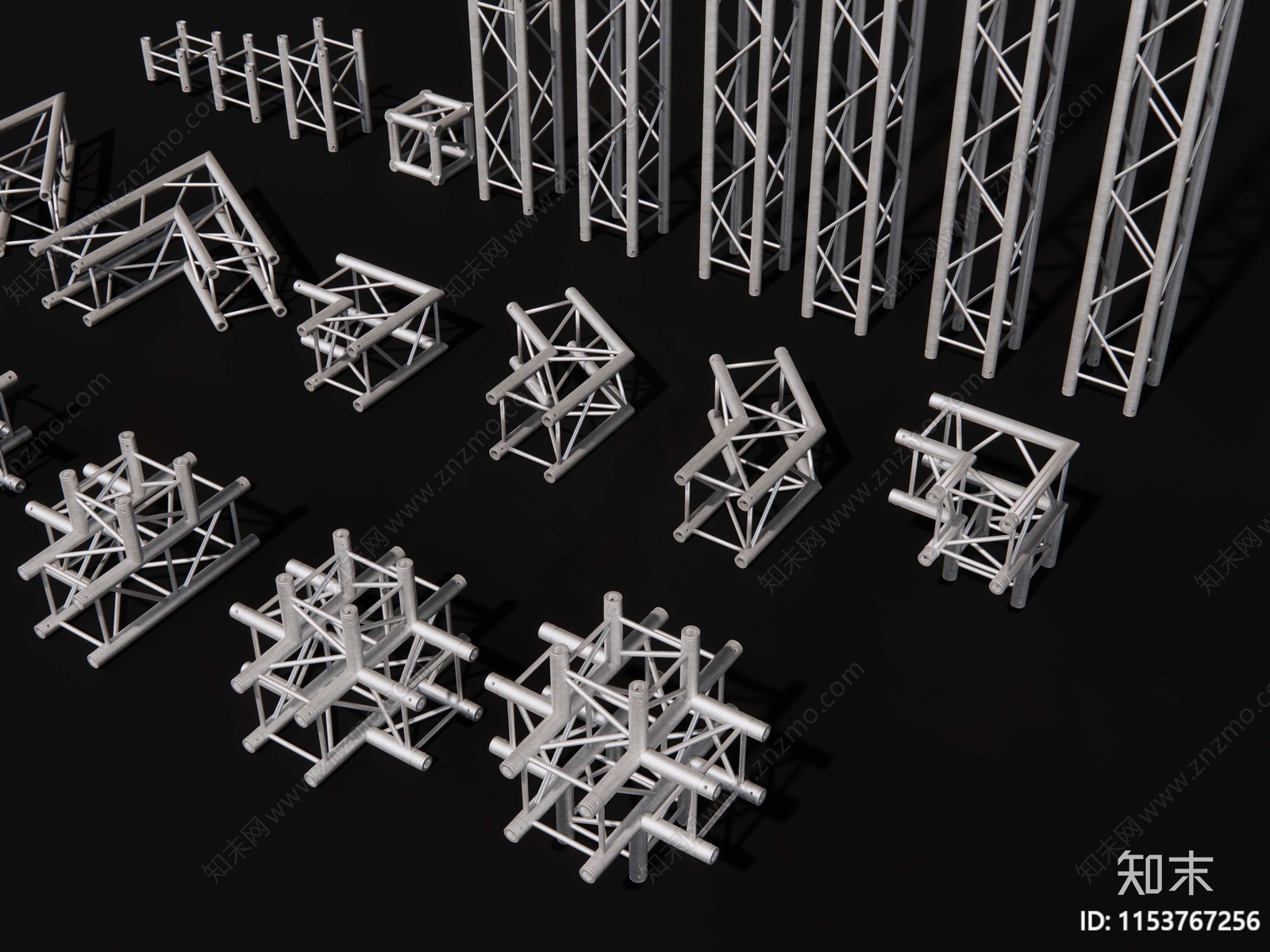 舞台桁架SU模型下载【ID:1153767256】