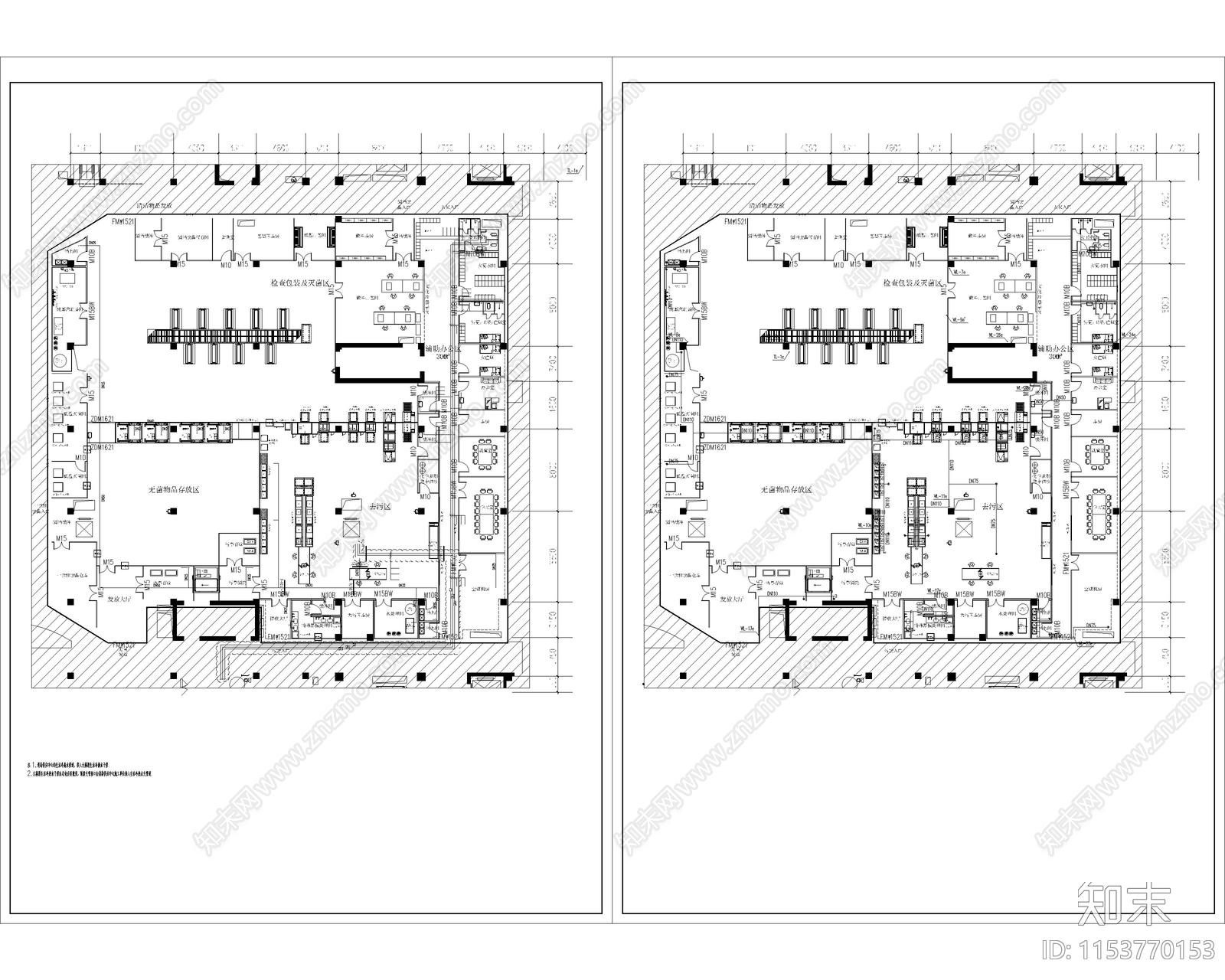 医院建筑大楼给排水全cad施工图下载【ID:1153770153】