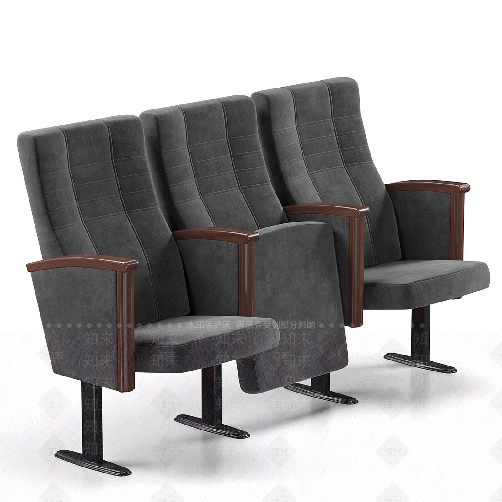 现代公共座椅3D模型下载【ID:1153773803】