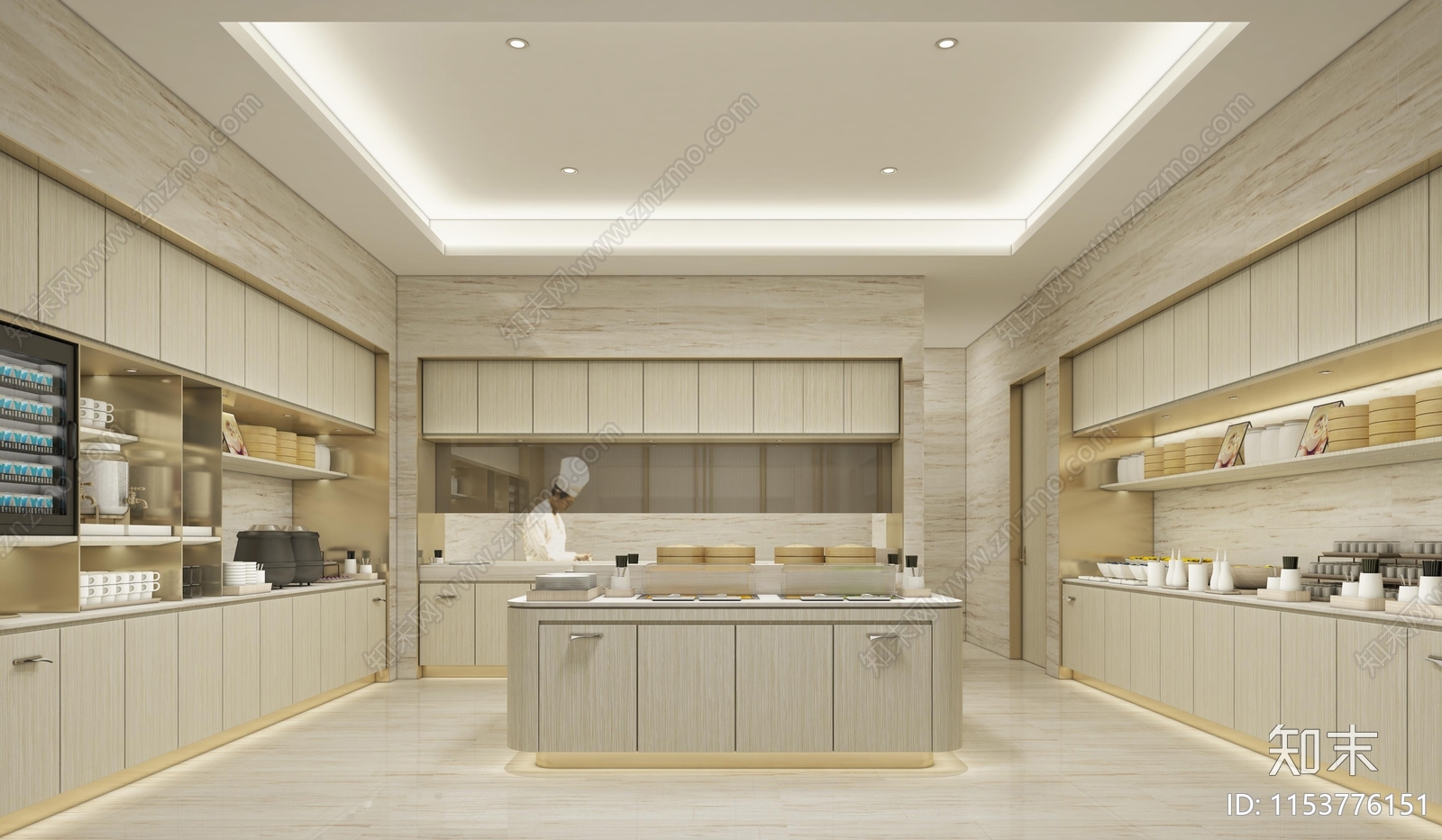 酒店餐台餐柜大样图施工图下载【ID:1153776151】